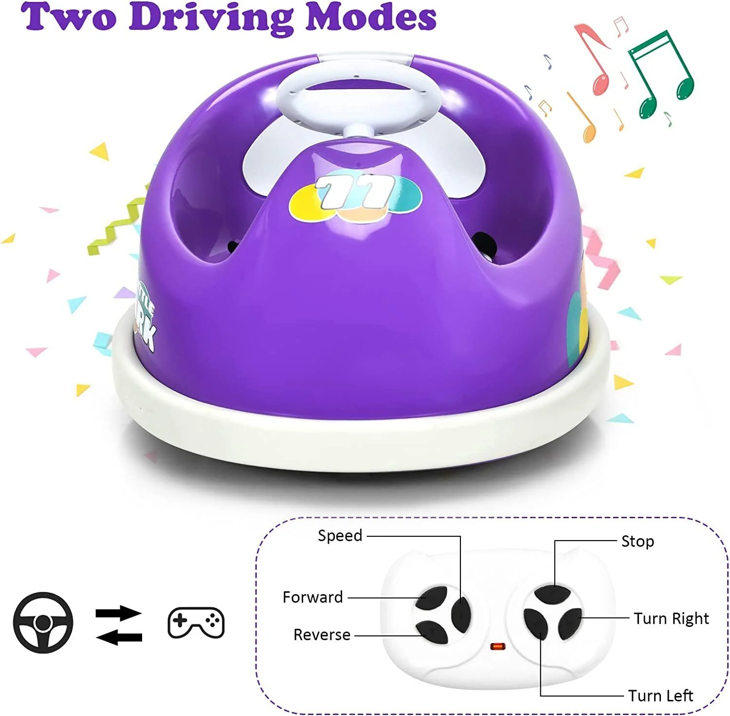 Rev Up the Fun with Our 6V Battery-Powered Ride-On Race Car for Kids - Remote Control and LED Lights Included! - Image 2