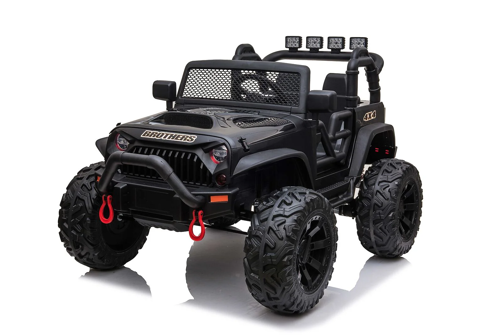 Rev Up the Fun with Our Remote Control Ride-on Car for Kids - Featuring Foot Pedal, LED Lights, and Music! - Image 3