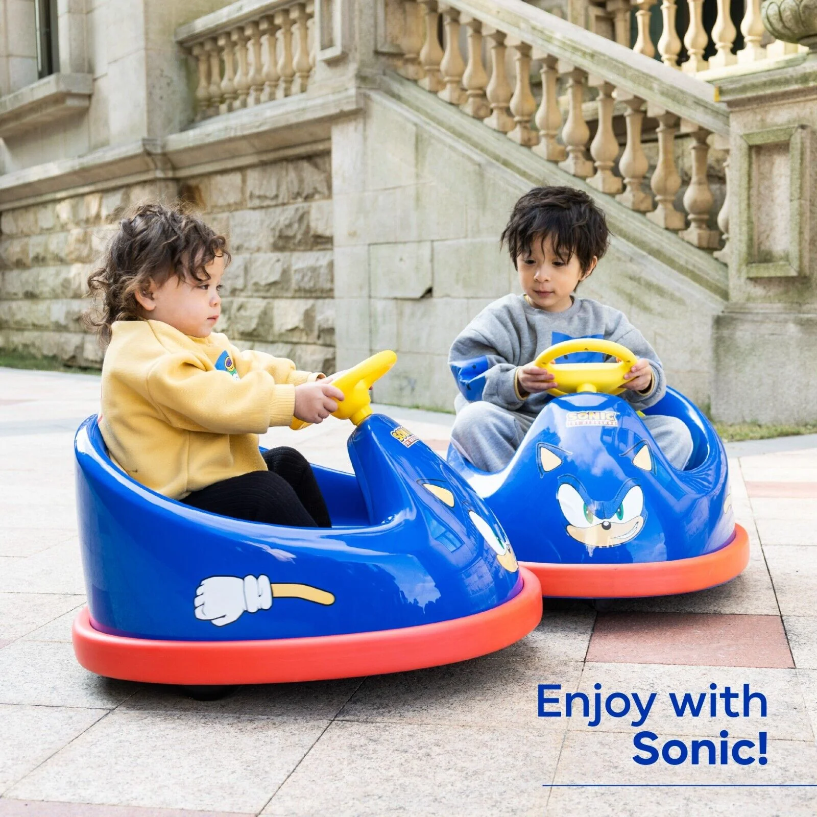Rev up the Fun with Sonic's Electric Bumper Car: 2 Speeds and 360-Degree Turns for Kids! - Image 14