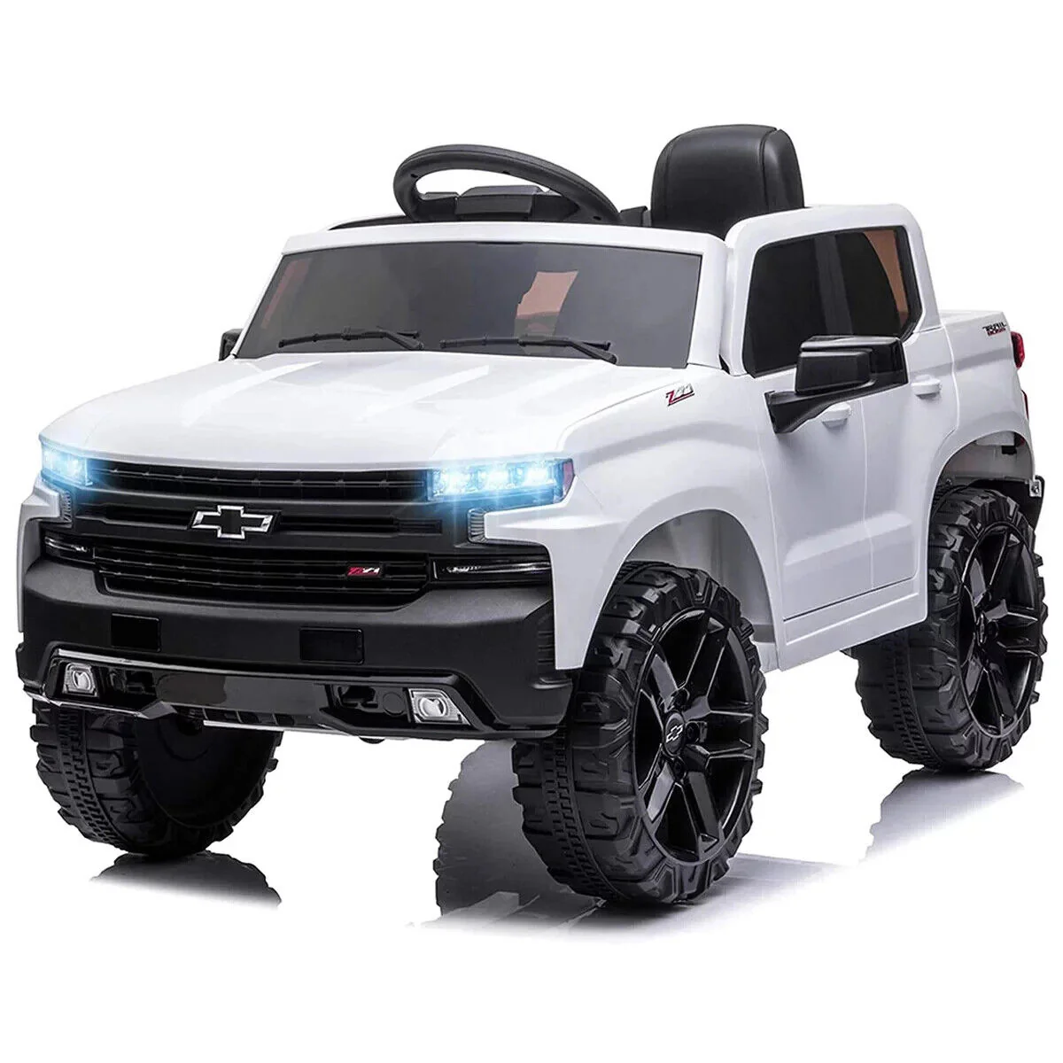 Rev Up the Fun with the Funtok Chevrolet Silverado 12V Electric Ride-On Car for Kids - Image 10