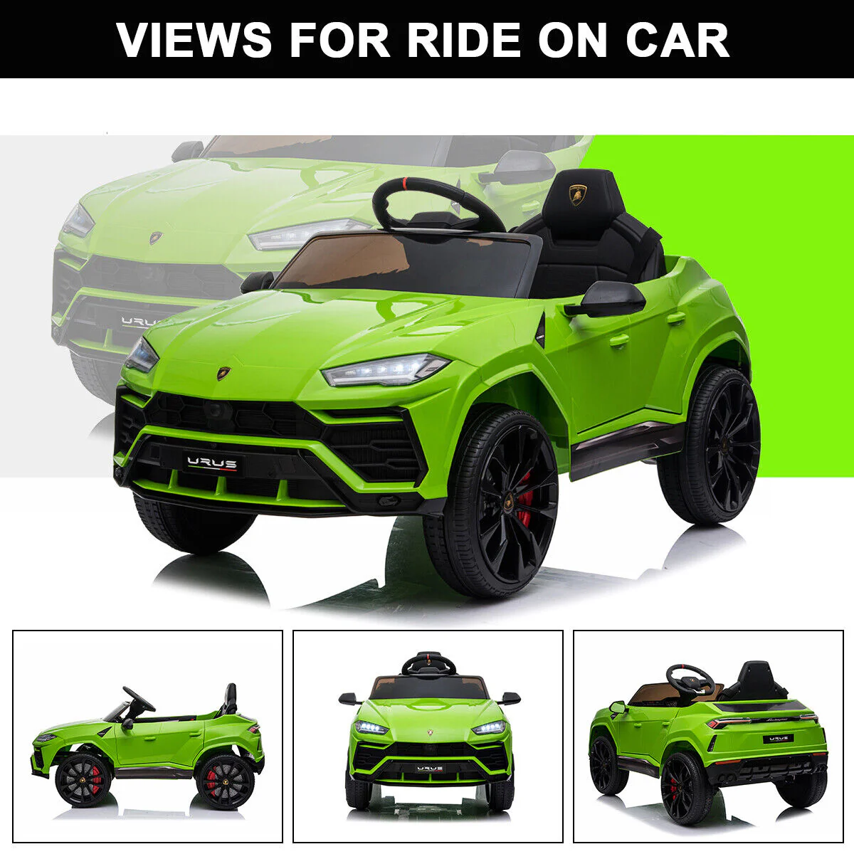 Rev up the Fun with the Lamborghini Urus 12V Electric Ride-On Car for Kids - Remote Controlled! - Image 7
