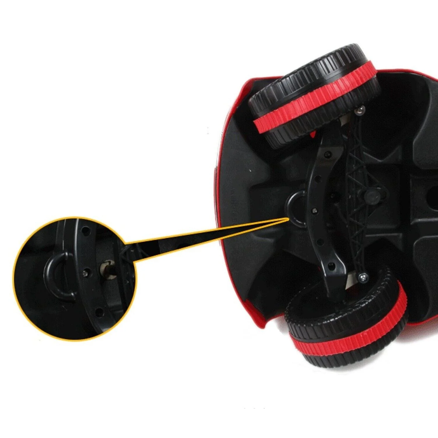Rev Up the Fun with the Red Gliding Scooter Toy Car - Featuring Sound & Light Effects! - Image 4