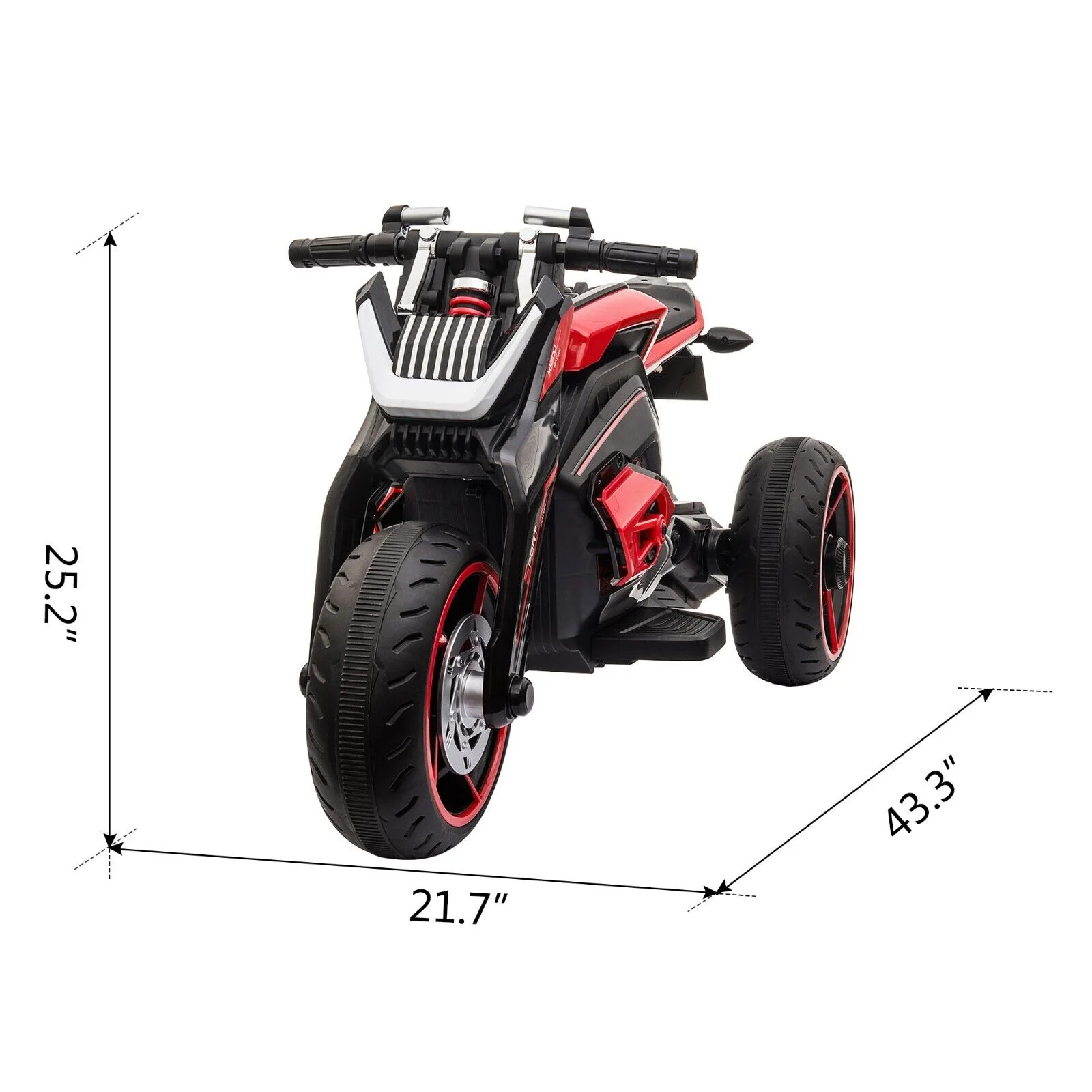 Rev Up the Fun with the Tobbi 12V Electric Trike Motorcycle for Kids - Image 2