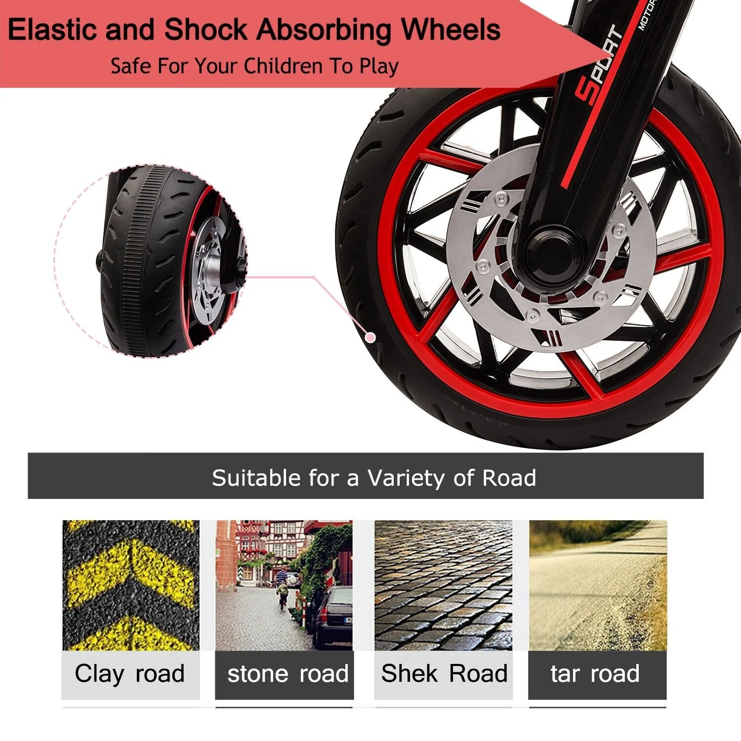 Rev Up the Fun with the Tobbi 12V Electric Trike Motorcycle for Kids - Image 7