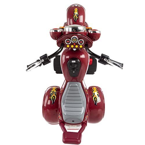 Rev up the Fun with this Red 3-Wheel Chopper Ride-On Toy for Kids - Featuring Reverse and Headlights! - Image 5