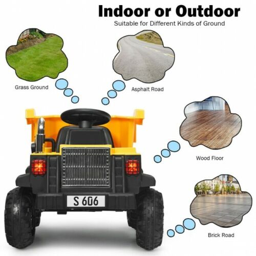 Rev Up Your Child's Imagination with the Electric Dump Truck Ride-On Toy - Image 9
