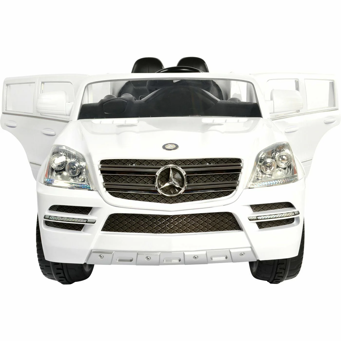 Rev Up Your Child's Playtime with the 6V Mercedes-Benz GL450 SUV Ride-On in White - Image 4