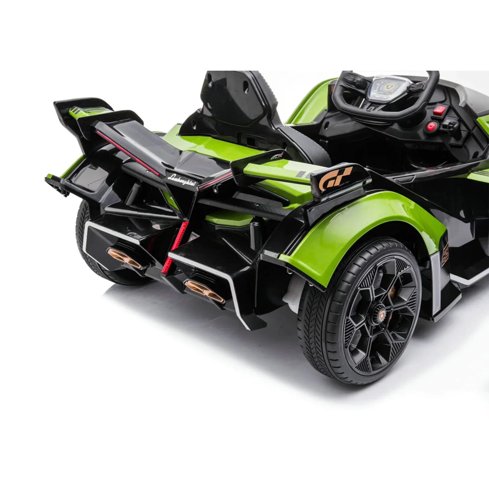 Rev Up Your Child's Playtime with the Lamborghini Gran Turismo V12 Vision Battery-Powered Ride-On Toy (Open Box) - Image 5