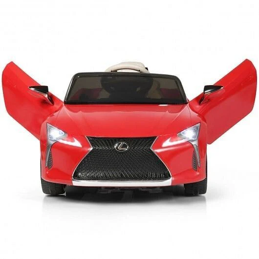 Rev Up Your Child's Playtime with the Lexus LC500 Licensed Remote Control Electric Car in Red - Image 3
