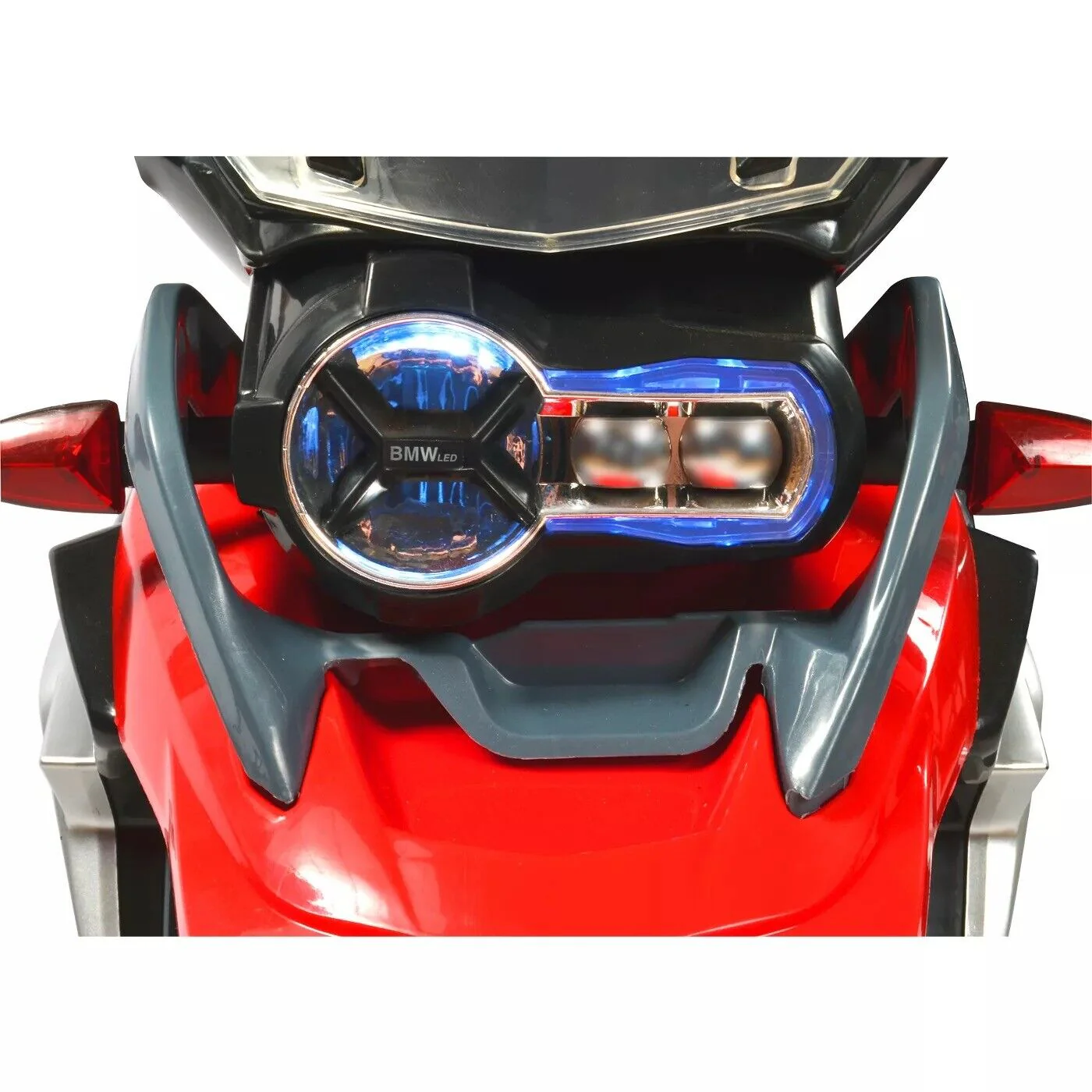 Rev Up Your Ride with the Rollplay BMW 6V Motorcycle in Red/Gray - Image 3