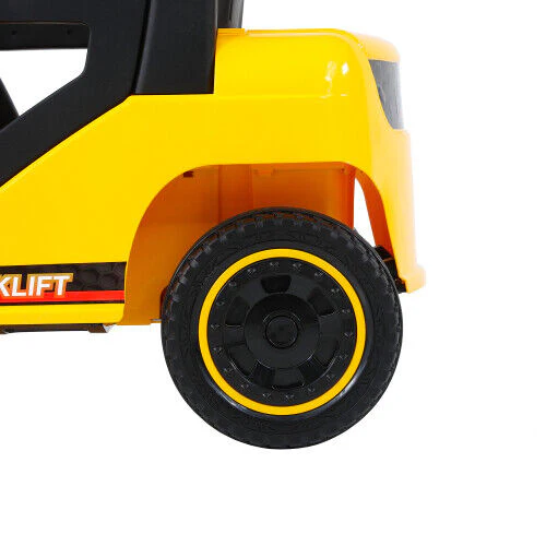 Revolutionize Playtime with the 12V7A Electric Frame Lifting Rod Ride-On Forklift for Kids: 3 Speeds and LED Lights Included! - Image 19