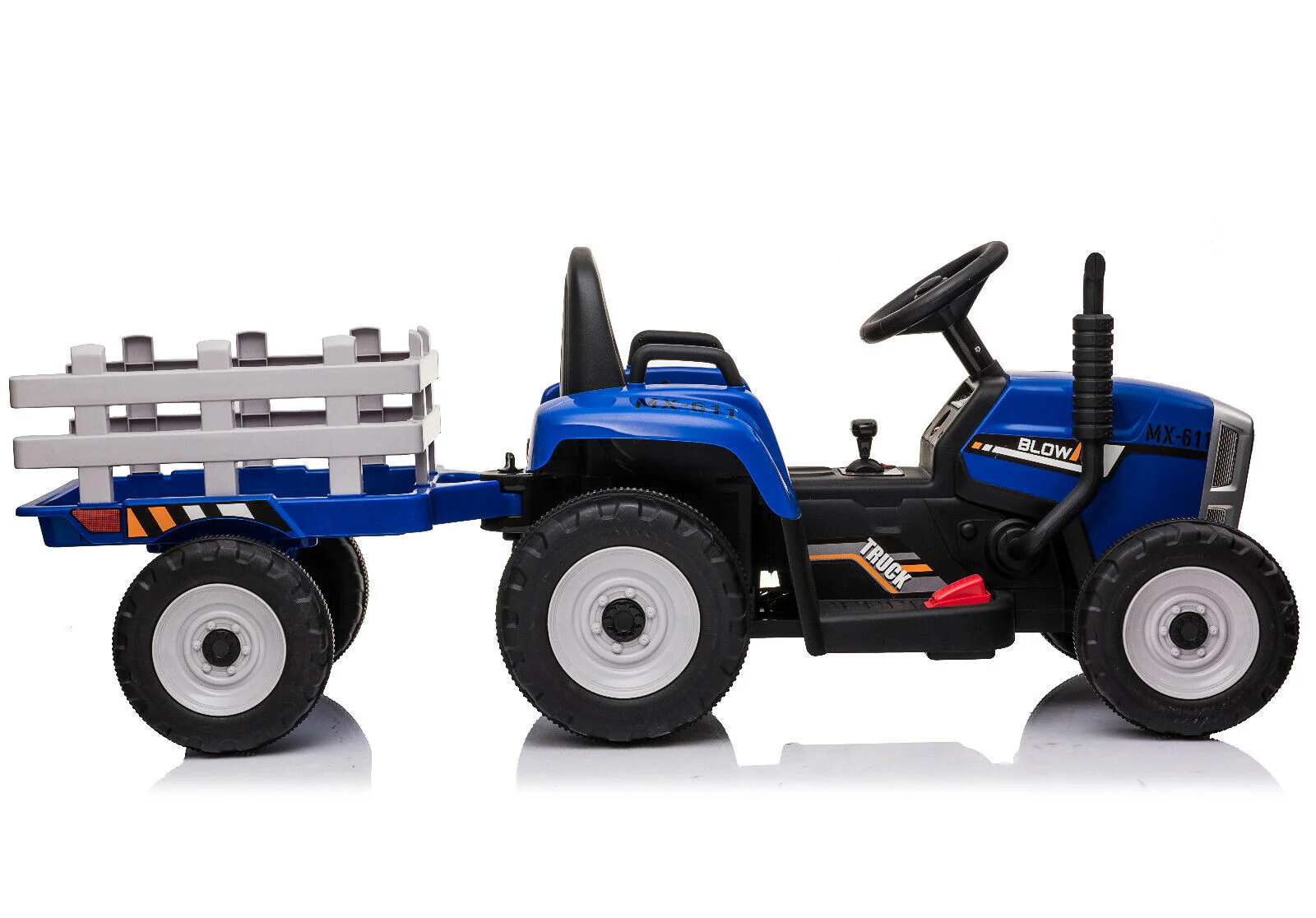 Ride in Style with the LUCKYERMORE 12V Electric Tractor Trailer for Kids - Image 10