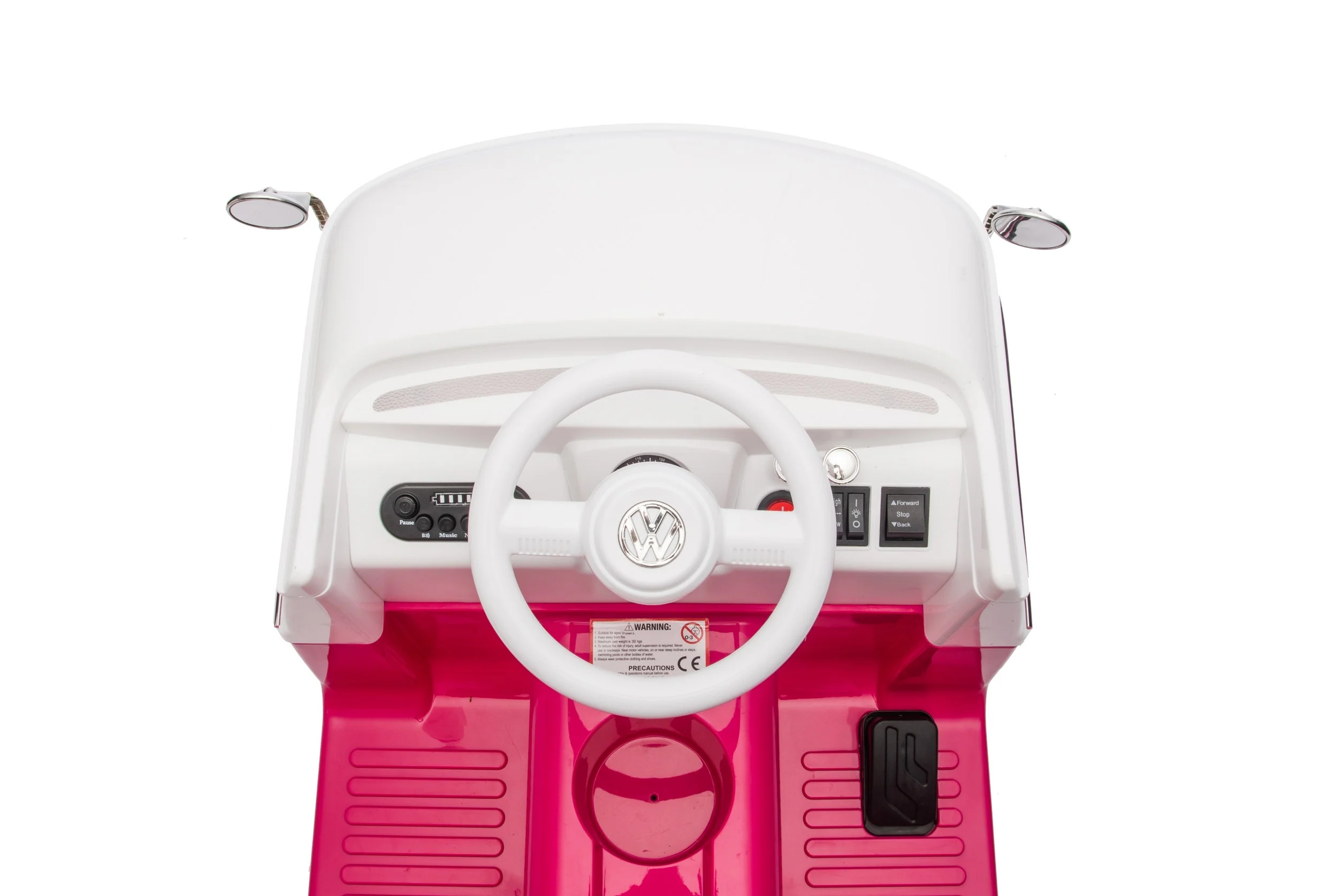 Volkswagen VW Bus Ride On Car Van for Kids W/Magic Cars® Wireless Parental Control - Image 41