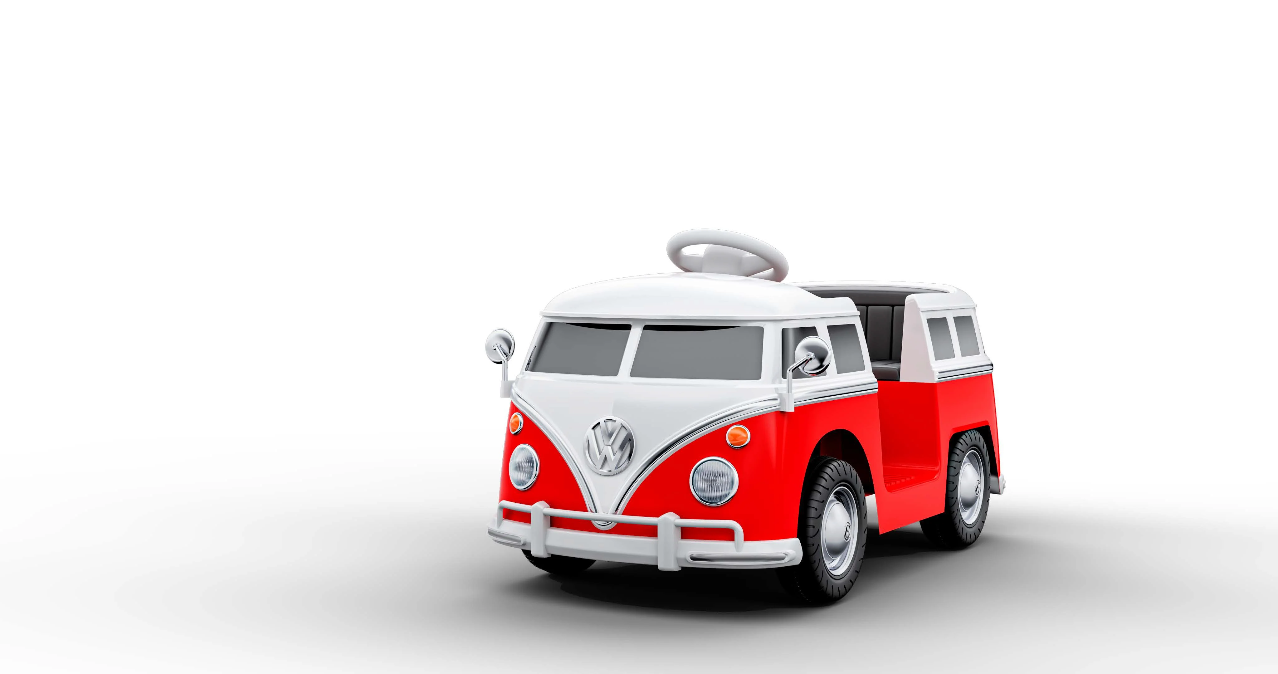 Volkswagen VW Bus Ride On Car Van for Kids W/Magic Cars® Wireless Parental Control - Image 5
