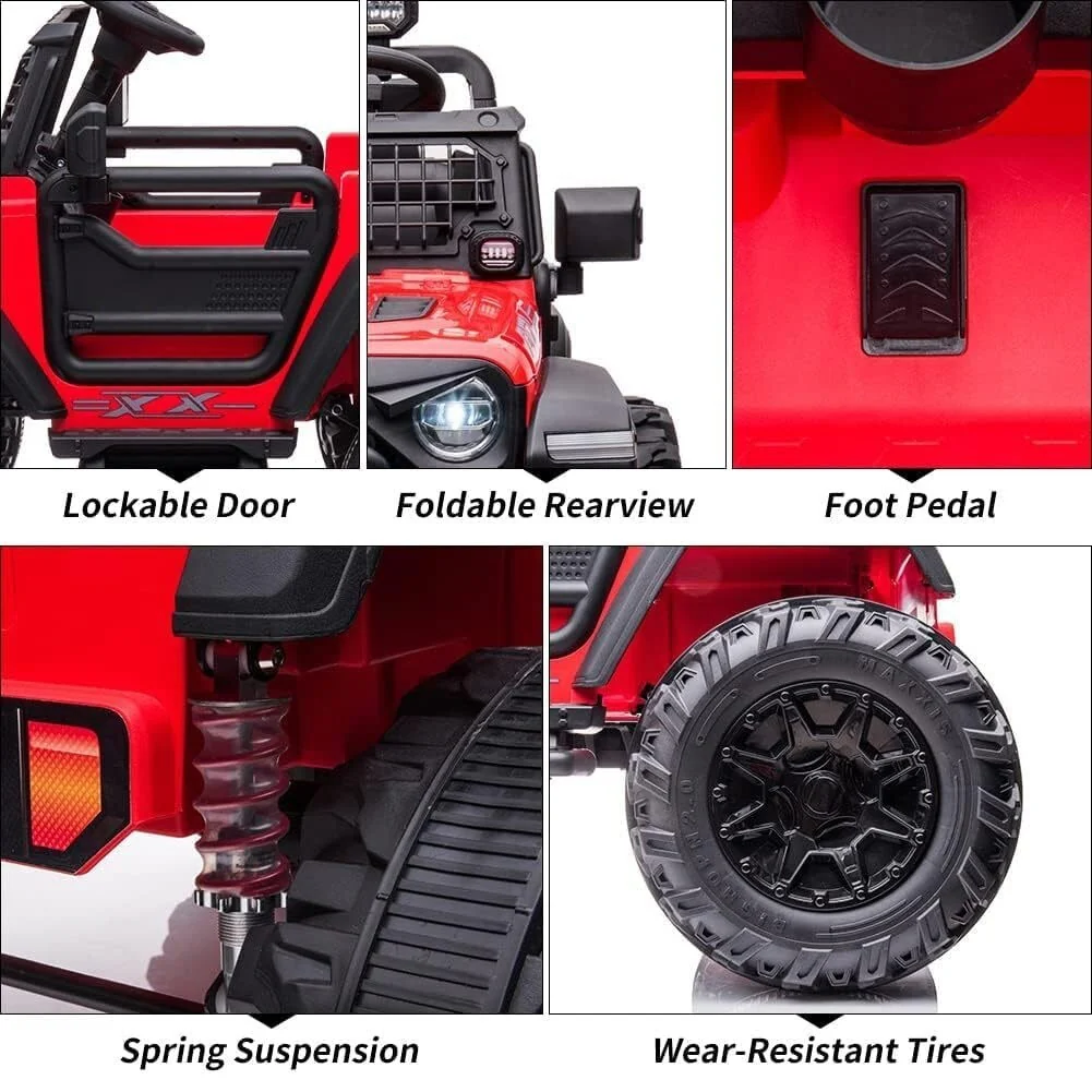 24V Ride-On Buggy Toy with Remote Control - Image 4