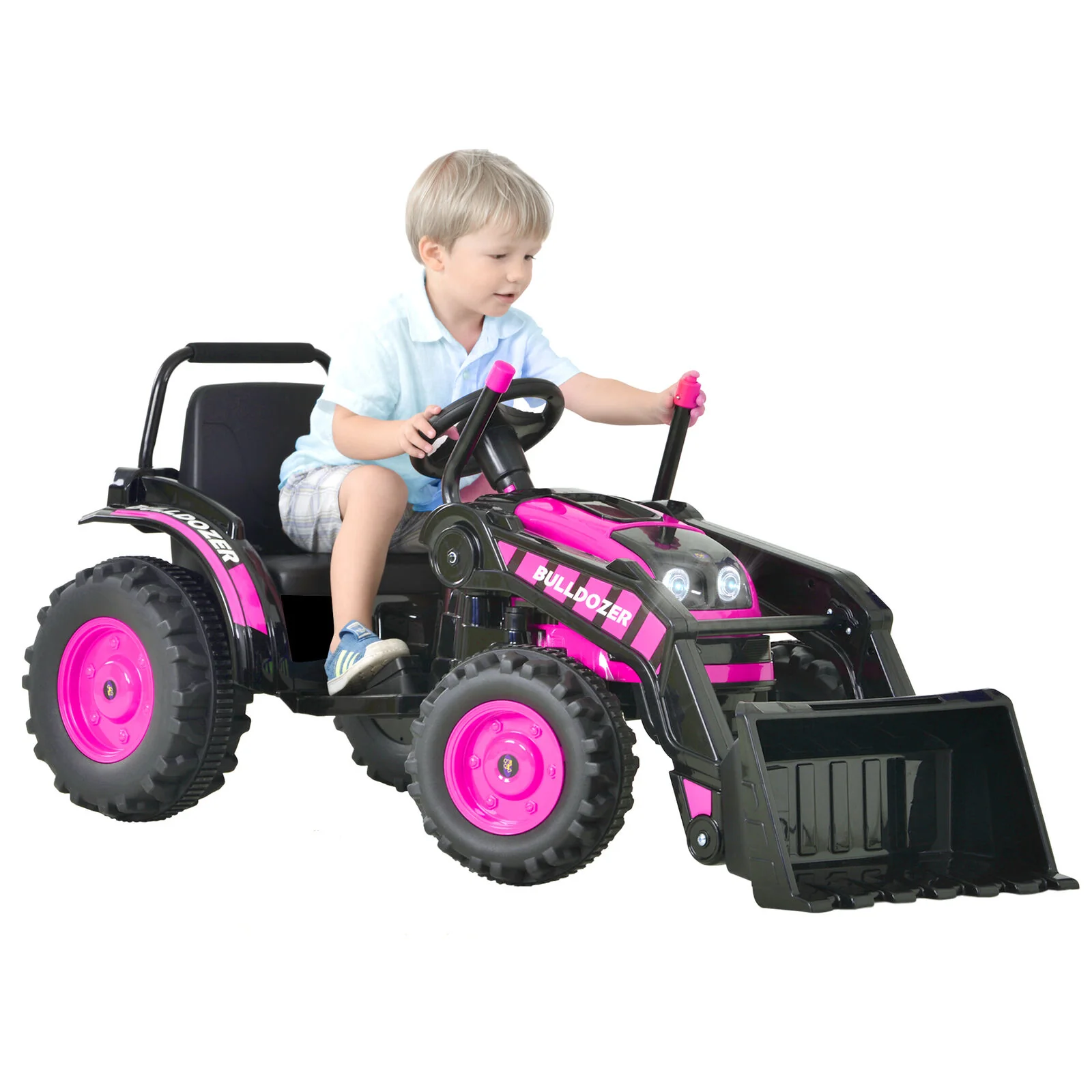 Ride-On Bulldozer Toy with Digger Scoop for Toddlers - Perfect for Construction Playtime! - Image 7