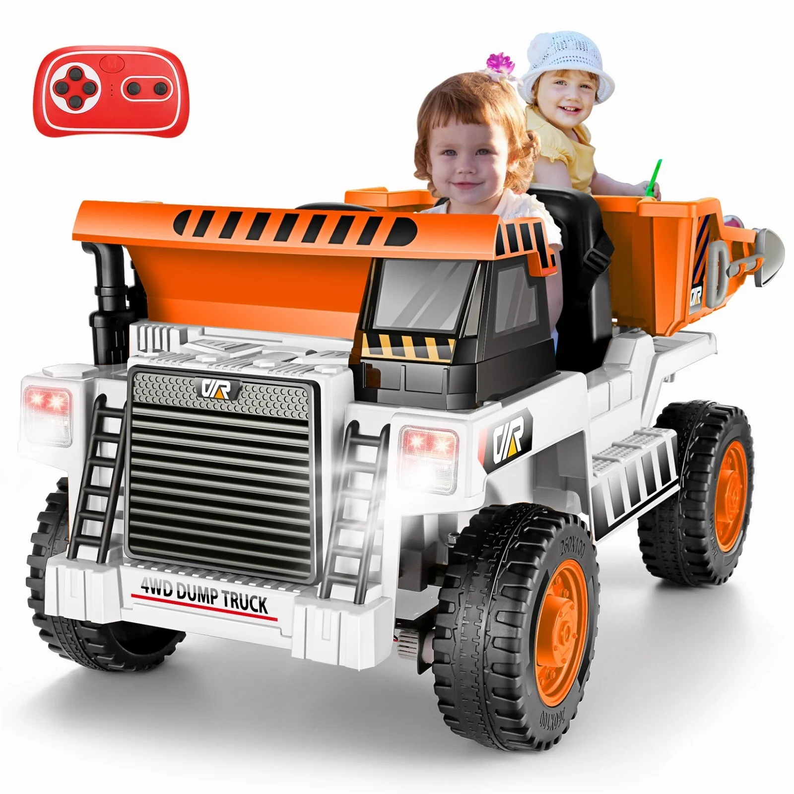 12V Electric Ride-On Dump Truck with Functional Dump Bed for Kids - Image 18