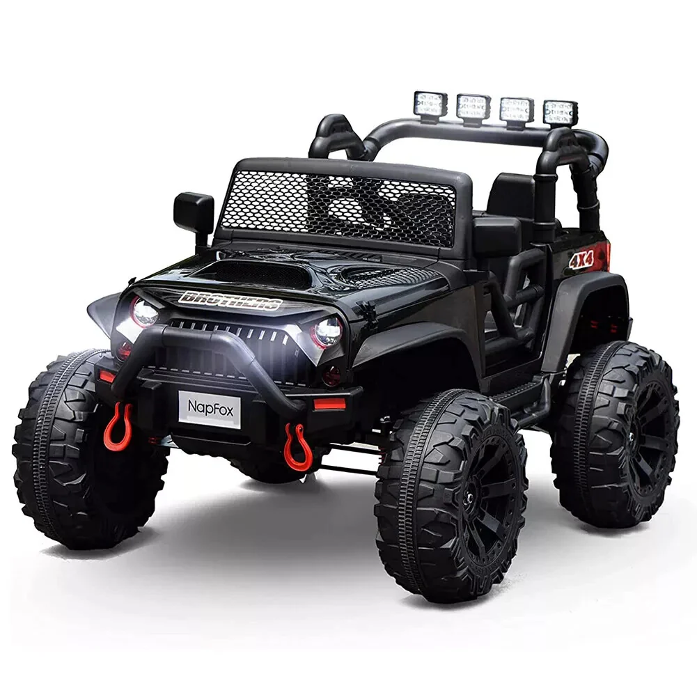48.4" Electric 12V Ride-On Truck for Kids with Remote Control and Battery Powered Wheels - Image 8