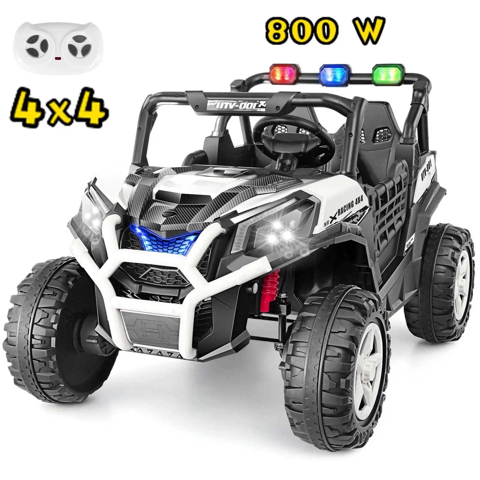 24V Electric 4WD Kids UTV Ride-On Car with 4x200W Motors, 2-Seater Toy Vehicle - Image 10