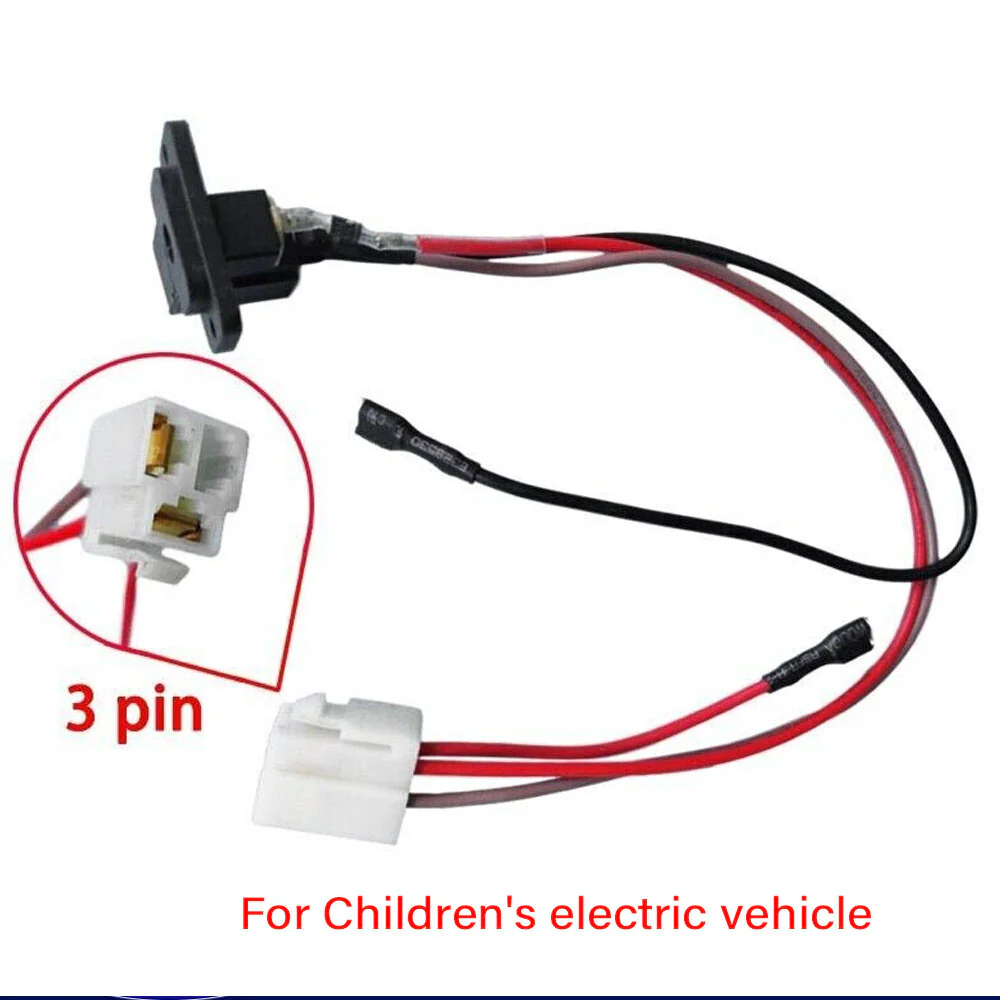 Ride-On Car 3-Pin Power Charging Socket Interface 335mm Accessory - Image 8
