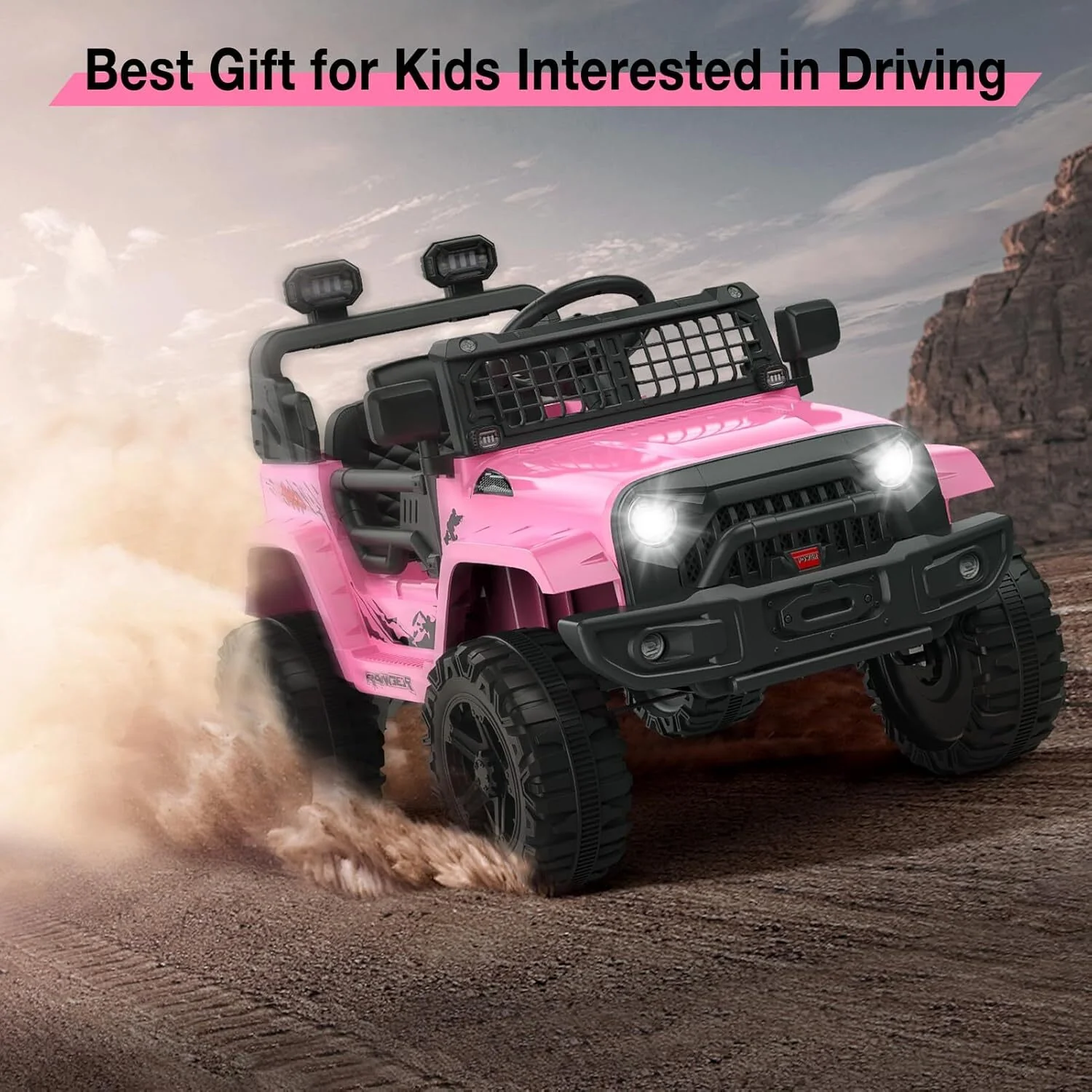 12V Battery Powered Electric Ride-On Truck for Kids - Image 13