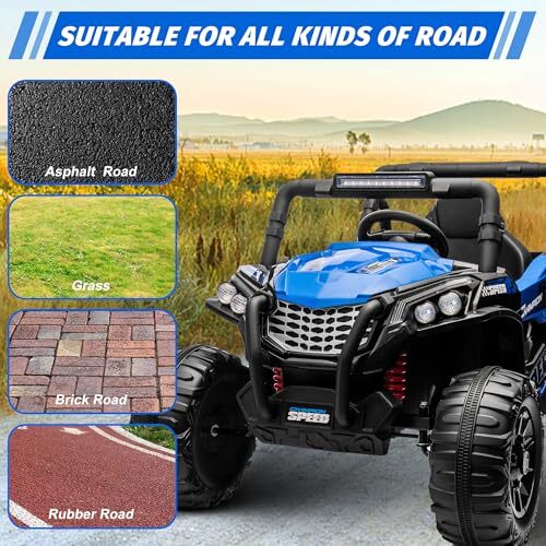 12V Electric Ride-On UTV Truck for Kids with Parent Remote Control - Image 10
