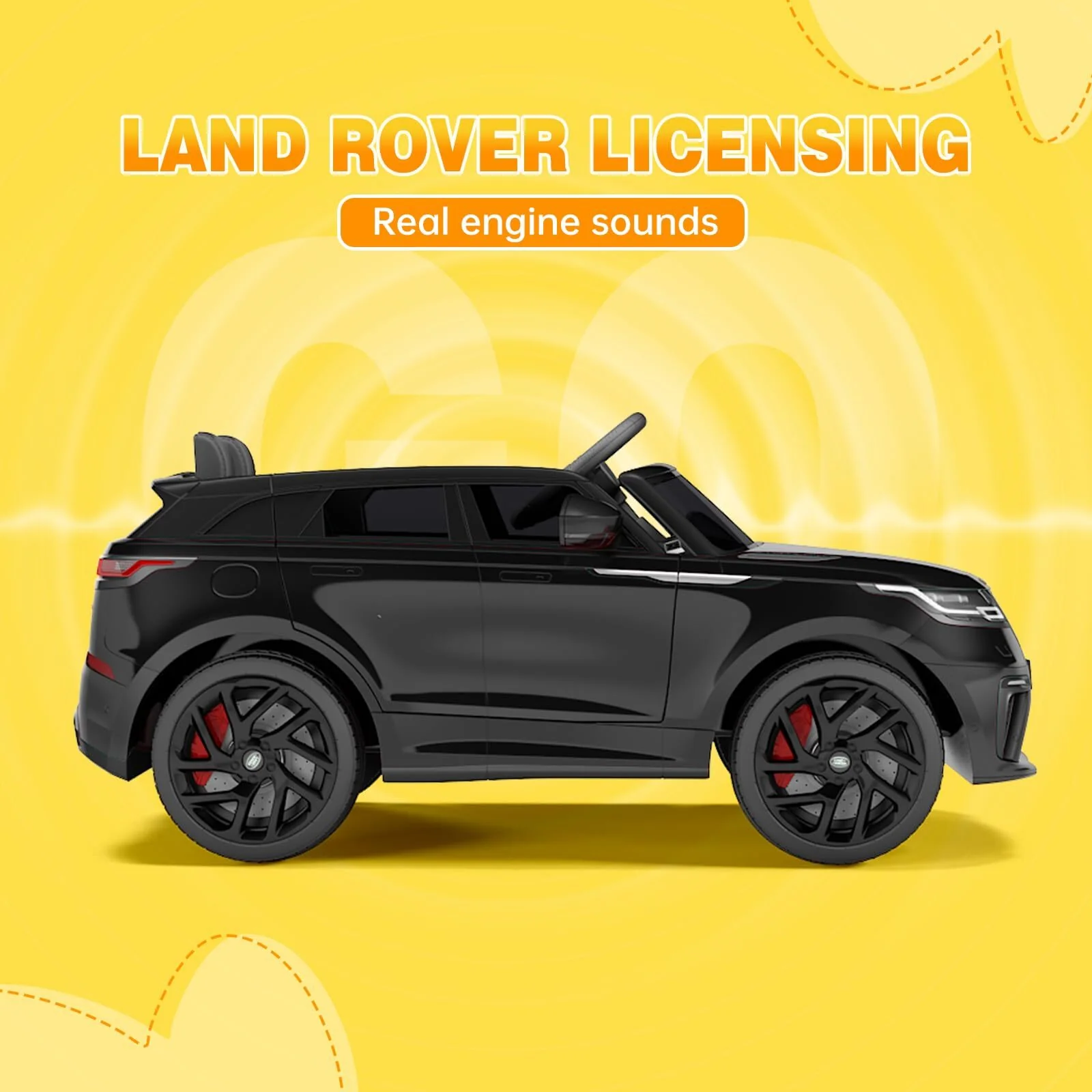 12V Licensed Land Rover Electric Ride-On Car for Kids with MP3 Player and Remote Control - Image 17