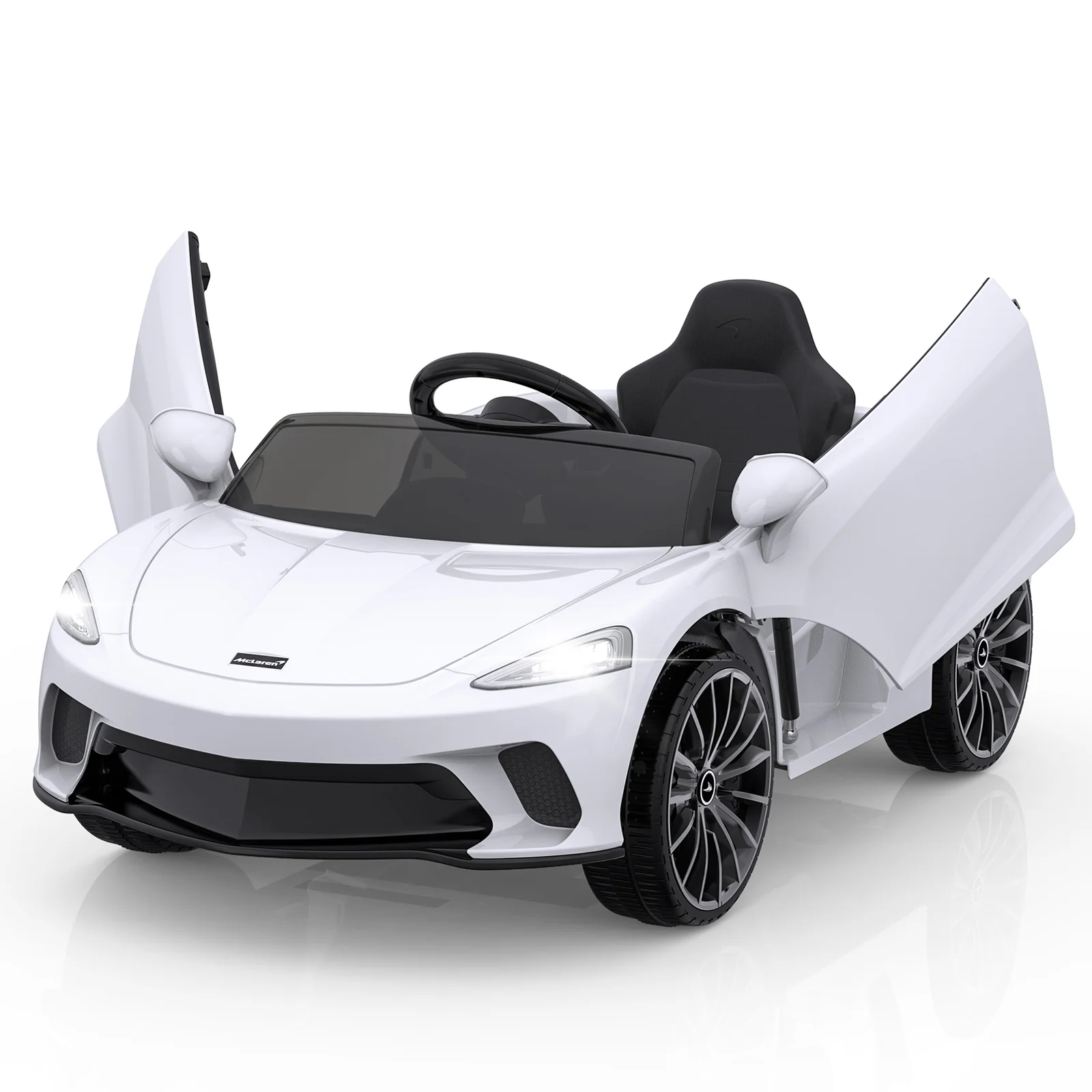 12V Battery-Powered Kids Ride-On Sports Car with 2 Speeds Licensed Design - Image 13