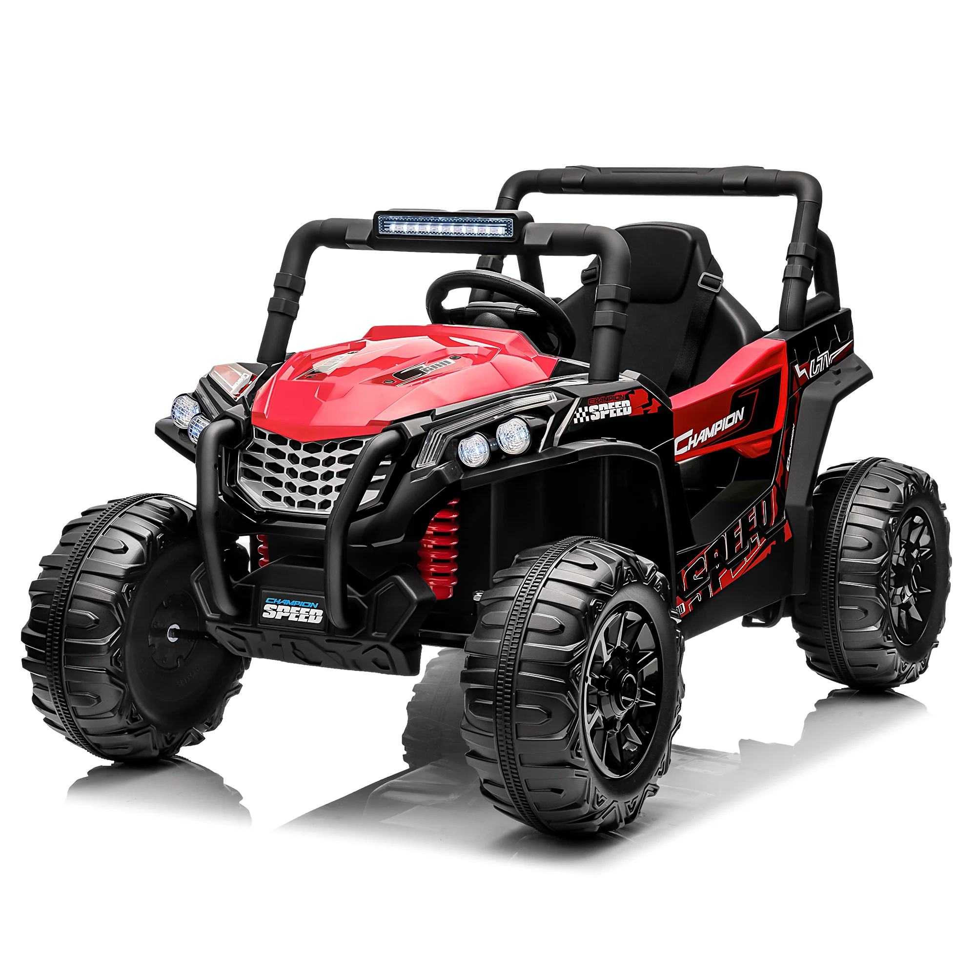 12V Kids Electric Ride-On Truck UTV with Wide Seat and Remote Control