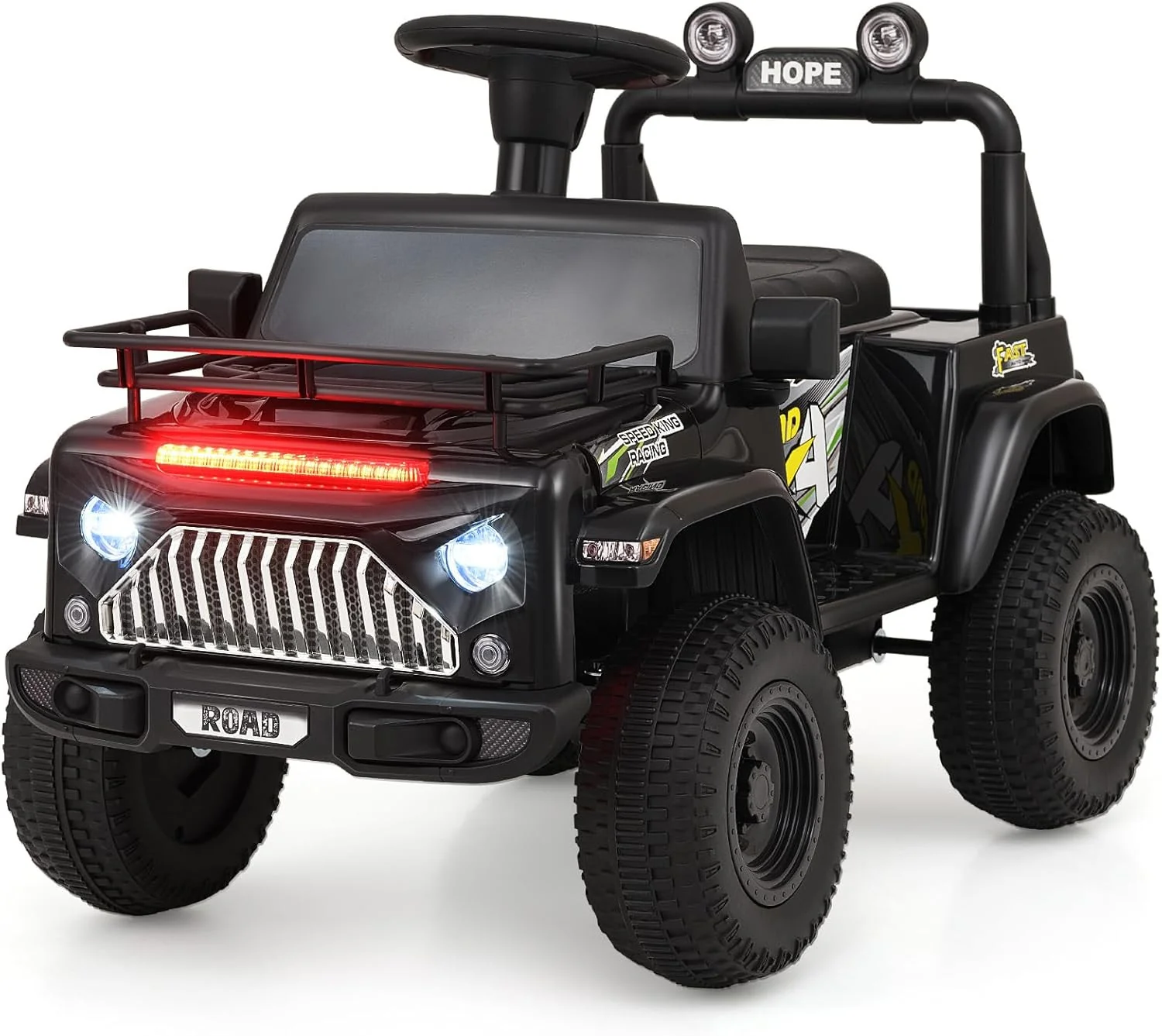 6V Battery-Powered Electric Ride-On Jeep Truck for Toddlers and Kids - Image 13
