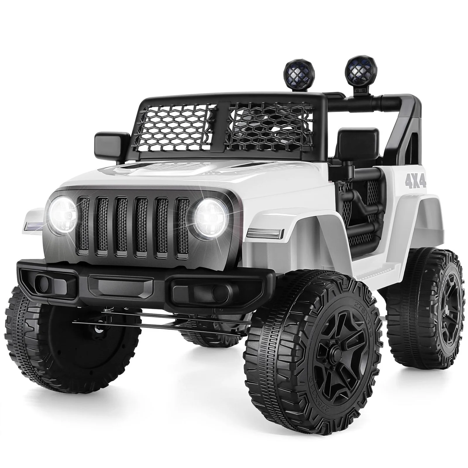 12V Kids Electric Ride-On Jeep Car with Remote Control, 3 Speeds, LED Lights, and USB Charging - Image 9