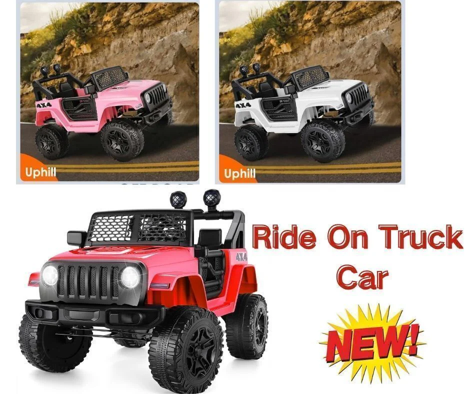 12V Electric Ride-On Jeep Car for Kids with MP3, Music, Lights, and Remote Control - Image 6