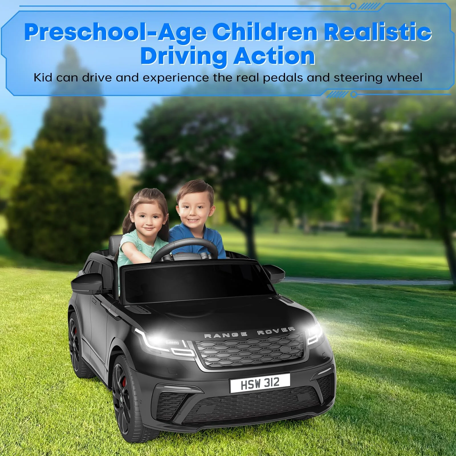12V Battery-Powered Ride-On Electric Car for Kids with MP3 Player and Rocking Feature - Image 21