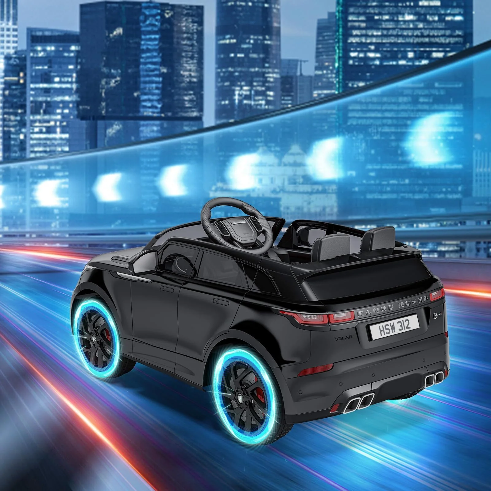 12V Licensed Land Rover Electric Ride-On Car Toy for Kids Ages 4-8 - Image 4
