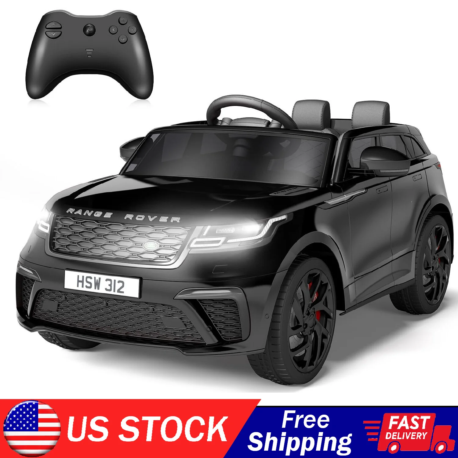 12V Licensed Land Rover Electric Ride-On Car Toy for Kids Ages 4-8 - Image 8