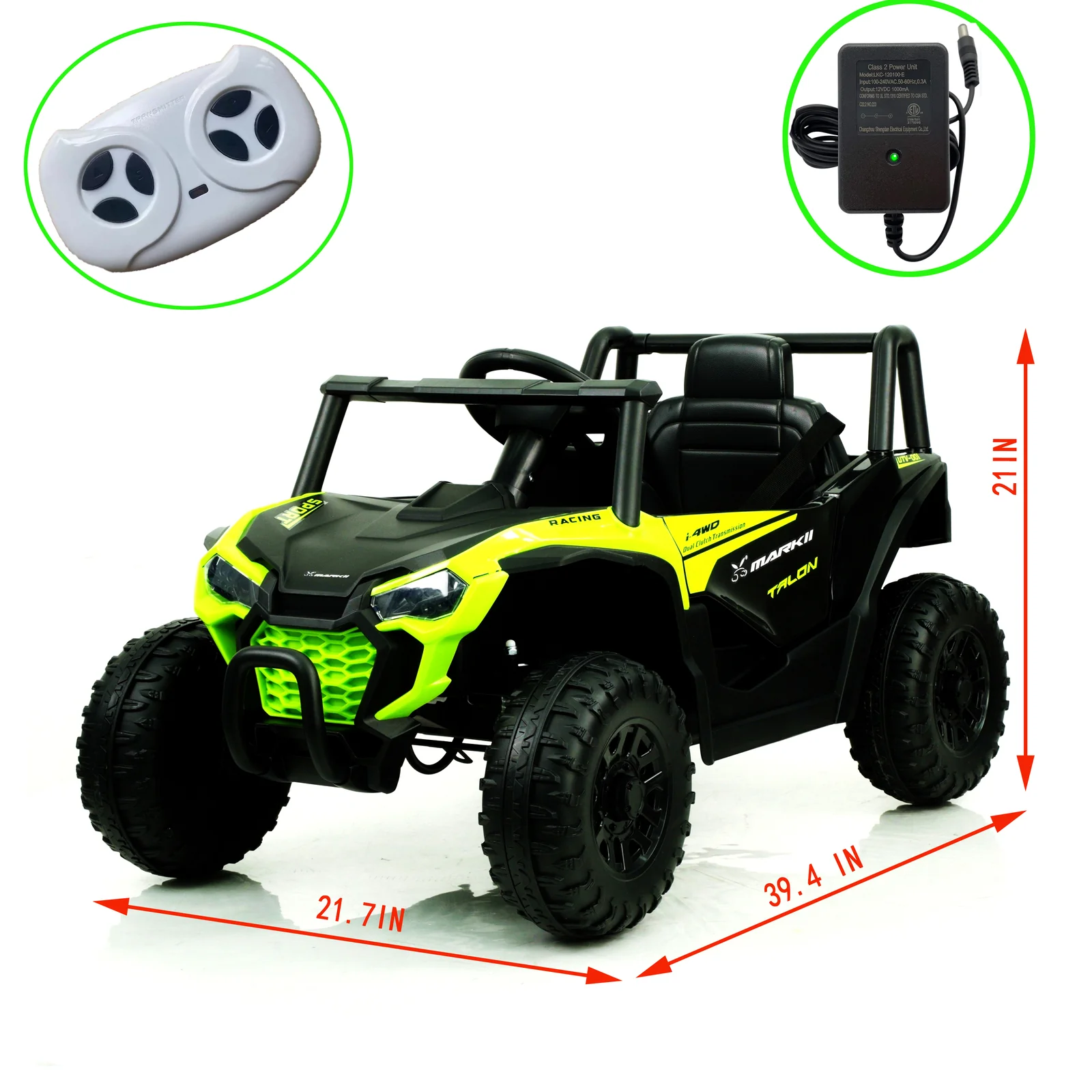 12V Electric Ride-On UTV Car for Kids - Battery Powered Outdoor Toy Vehicle - Image 4
