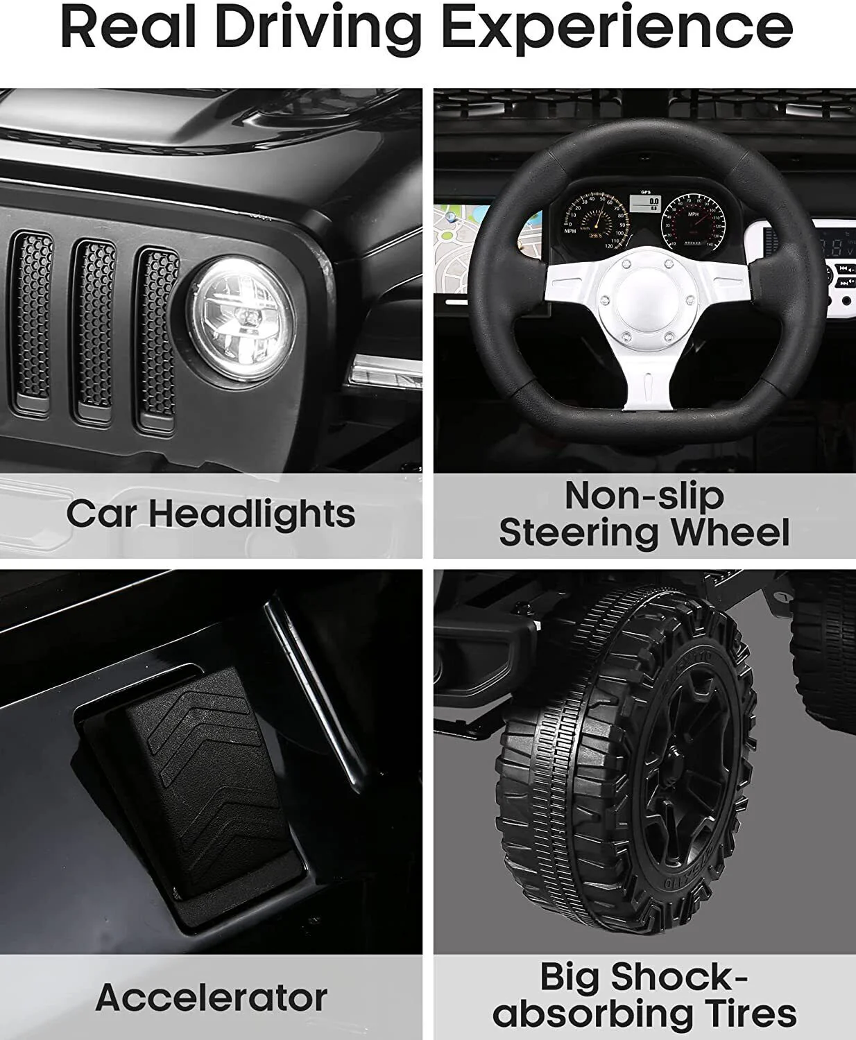 12V Electric Ride-On Car and Truck for Kids with MP3, Music, Lights, and Remote Control - Image 13