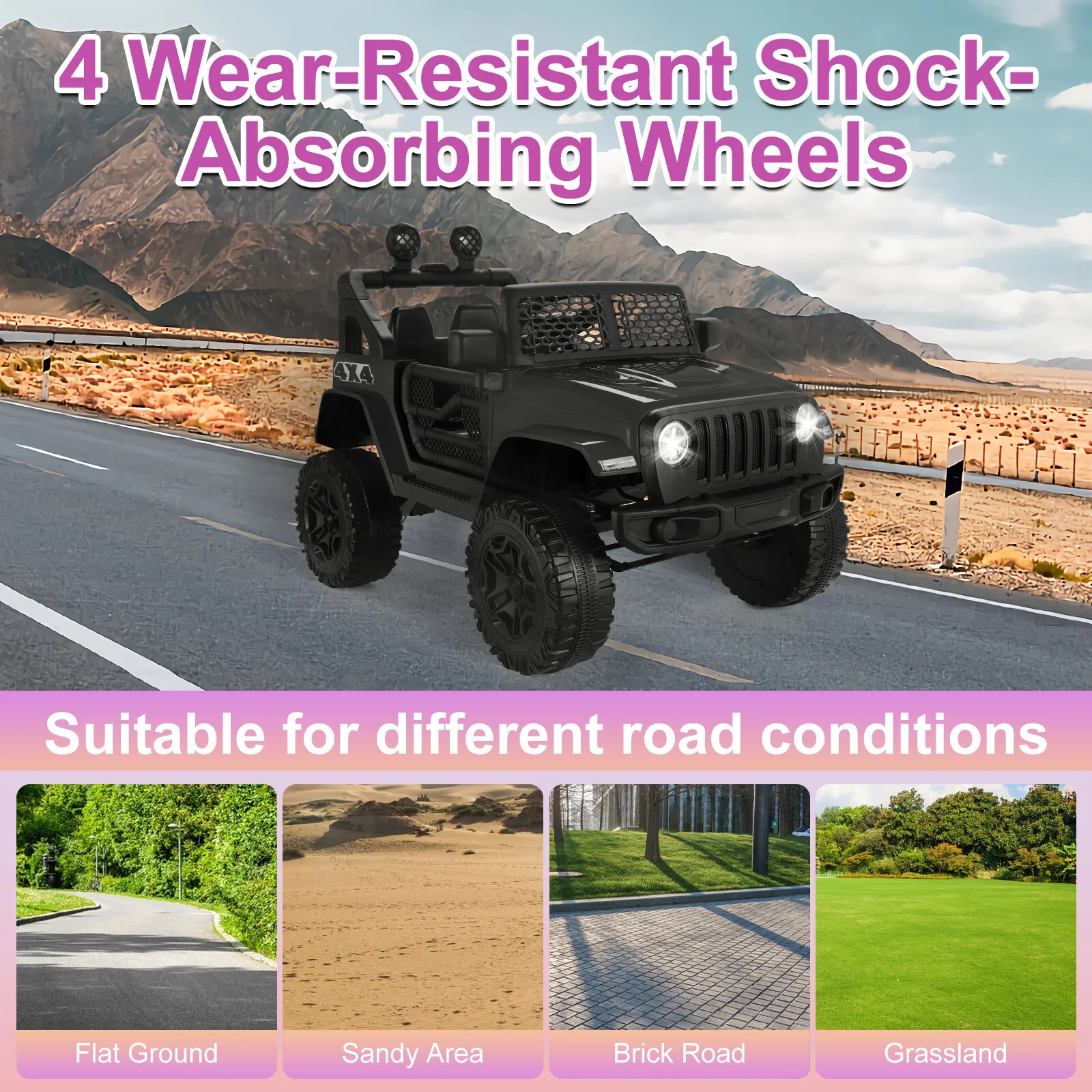 12V Electric Ride-On Truck for Kids with MP3, Lights, and Remote Control - Image 11