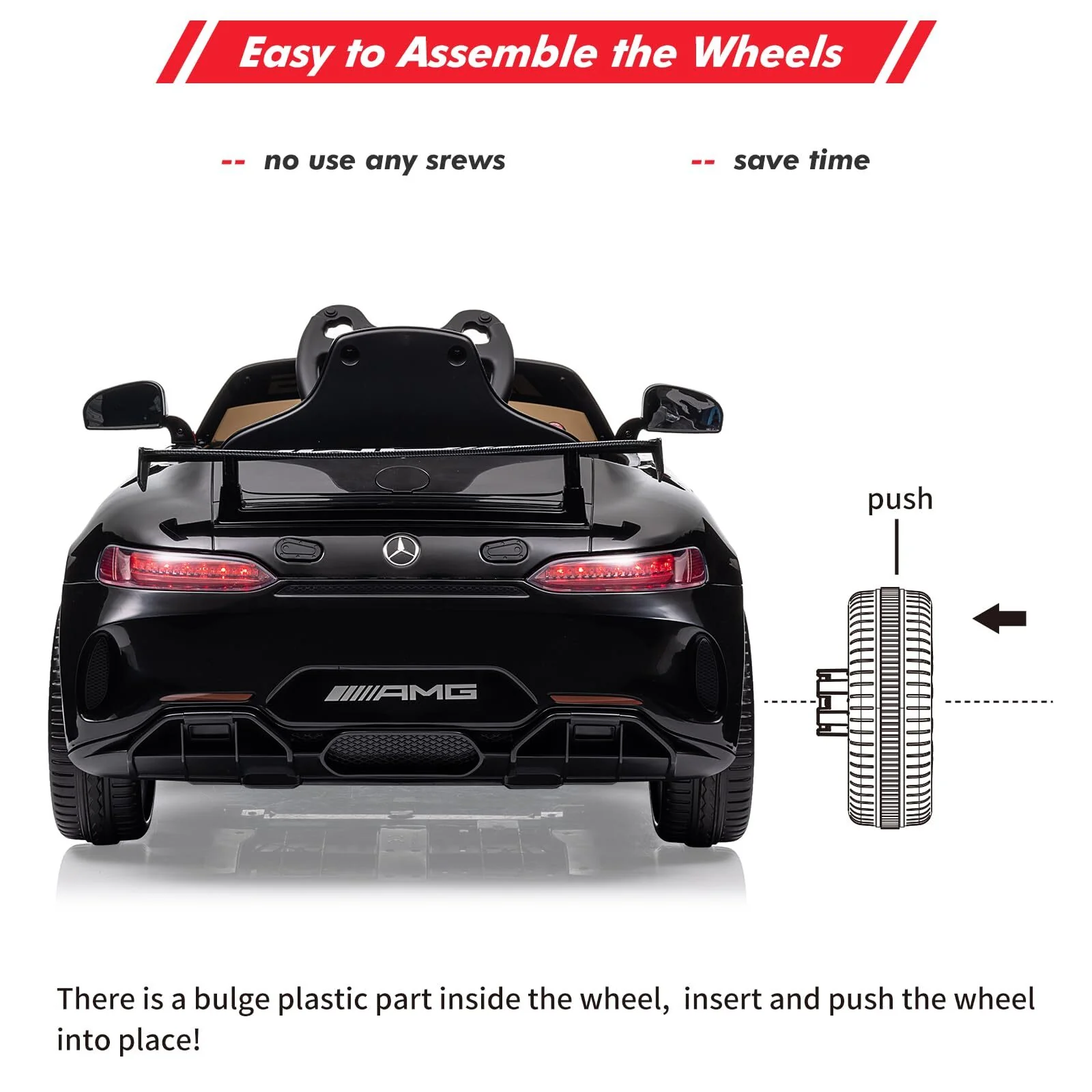12V Battery-Powered Electric Ride-On Sports Car with Remote Control - Image 12