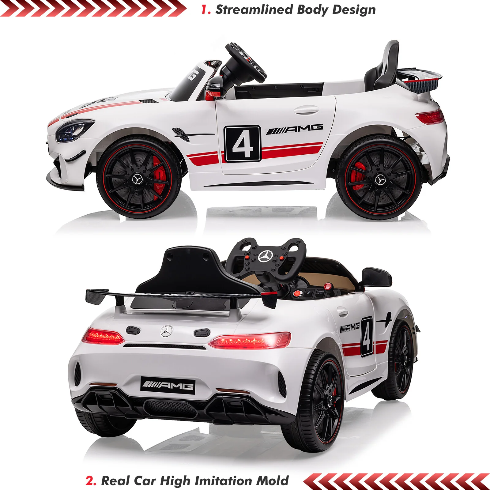 12V Electric Ride-On Sports Car with Remote Control and Battery Powered - Image 17