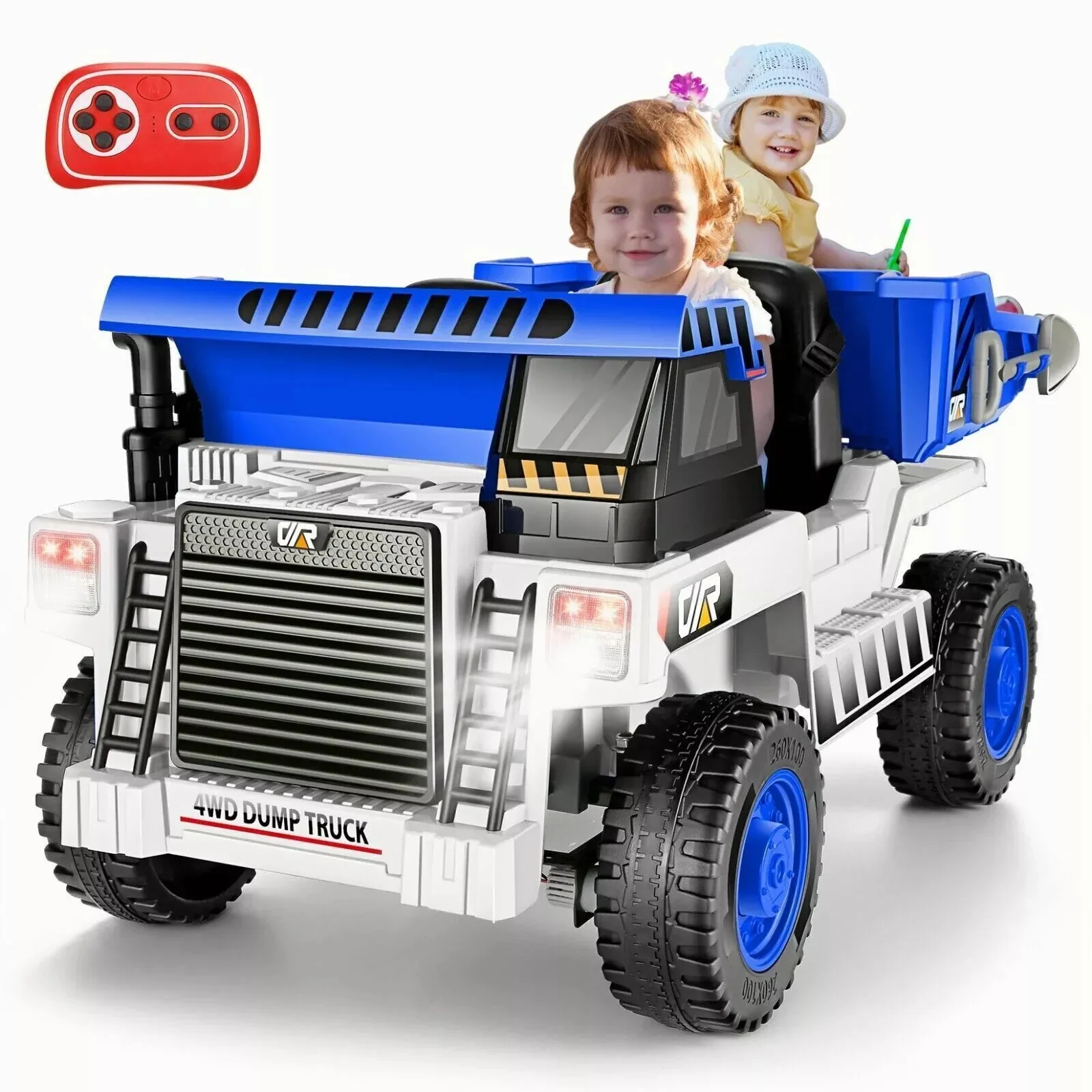 Electric Ride-On Dump Truck for Kids with Remote Control and Functional Dump Bed - Image 14