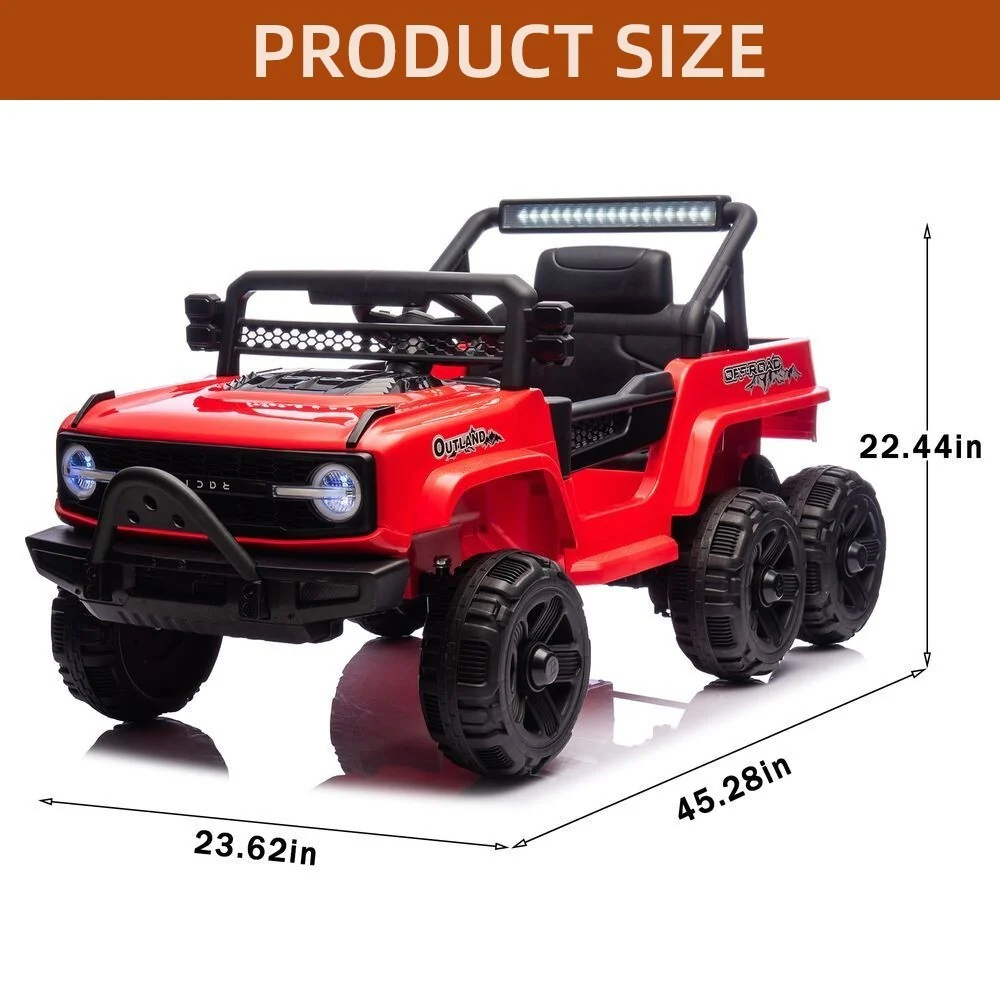 Kids Ride-On Dump Truck Toy with Parent Remote Control and LED Lights - Image 4