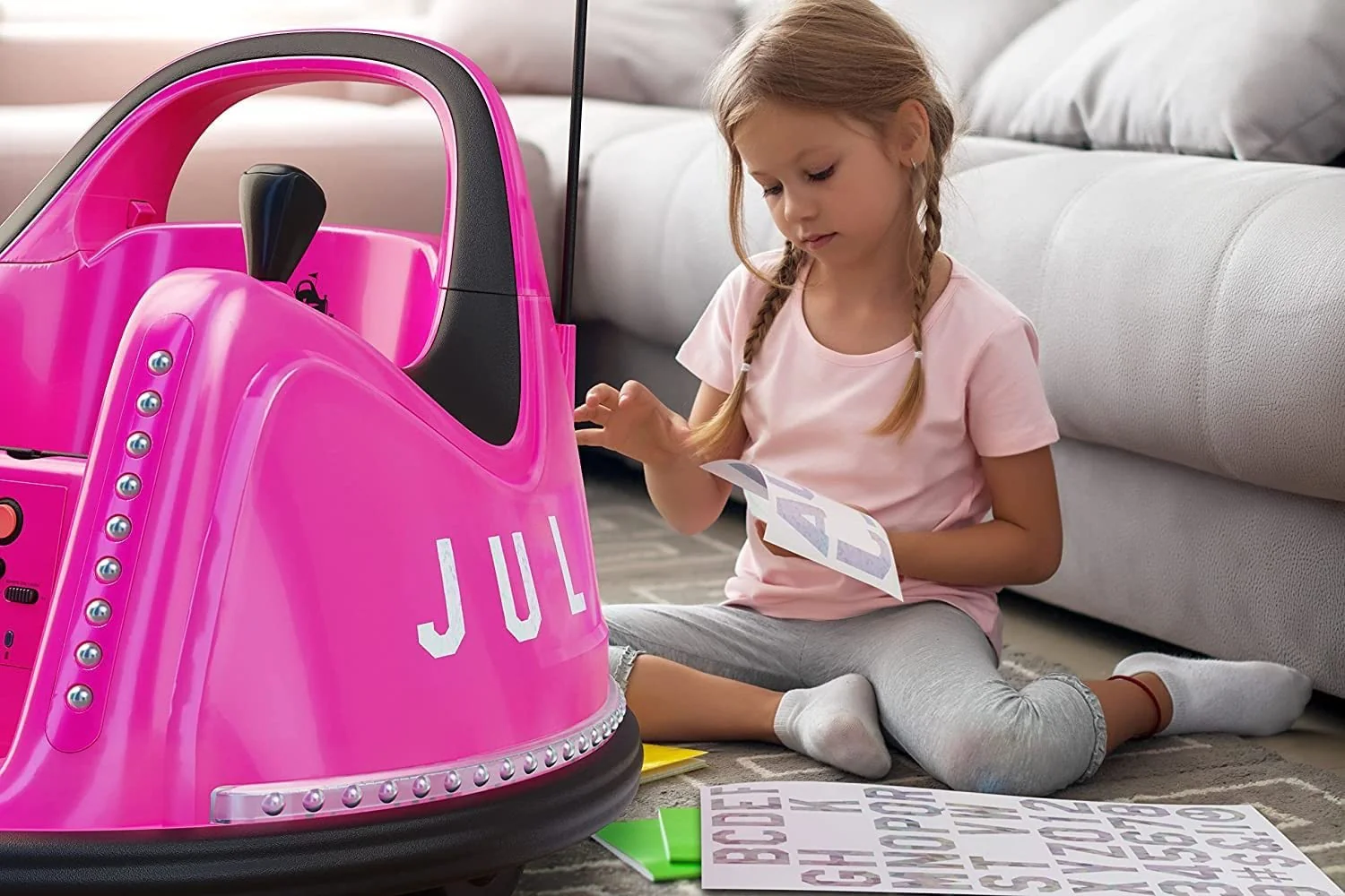 12V Electric Ride-On Car for Toddlers and Kids, 2-Speed, Ages 1-5 Years - Image 9