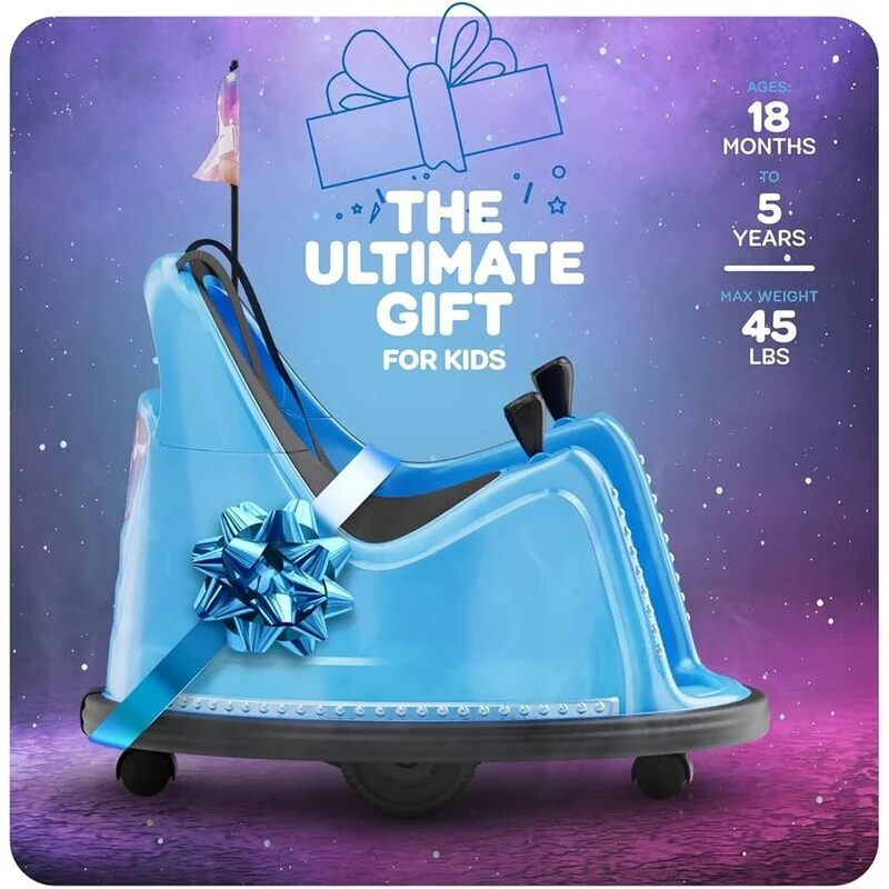 12V Electric Ride-On Car for Kids with Remote Control and 2-Speed Bumping Toy for Toddlers - Image 7