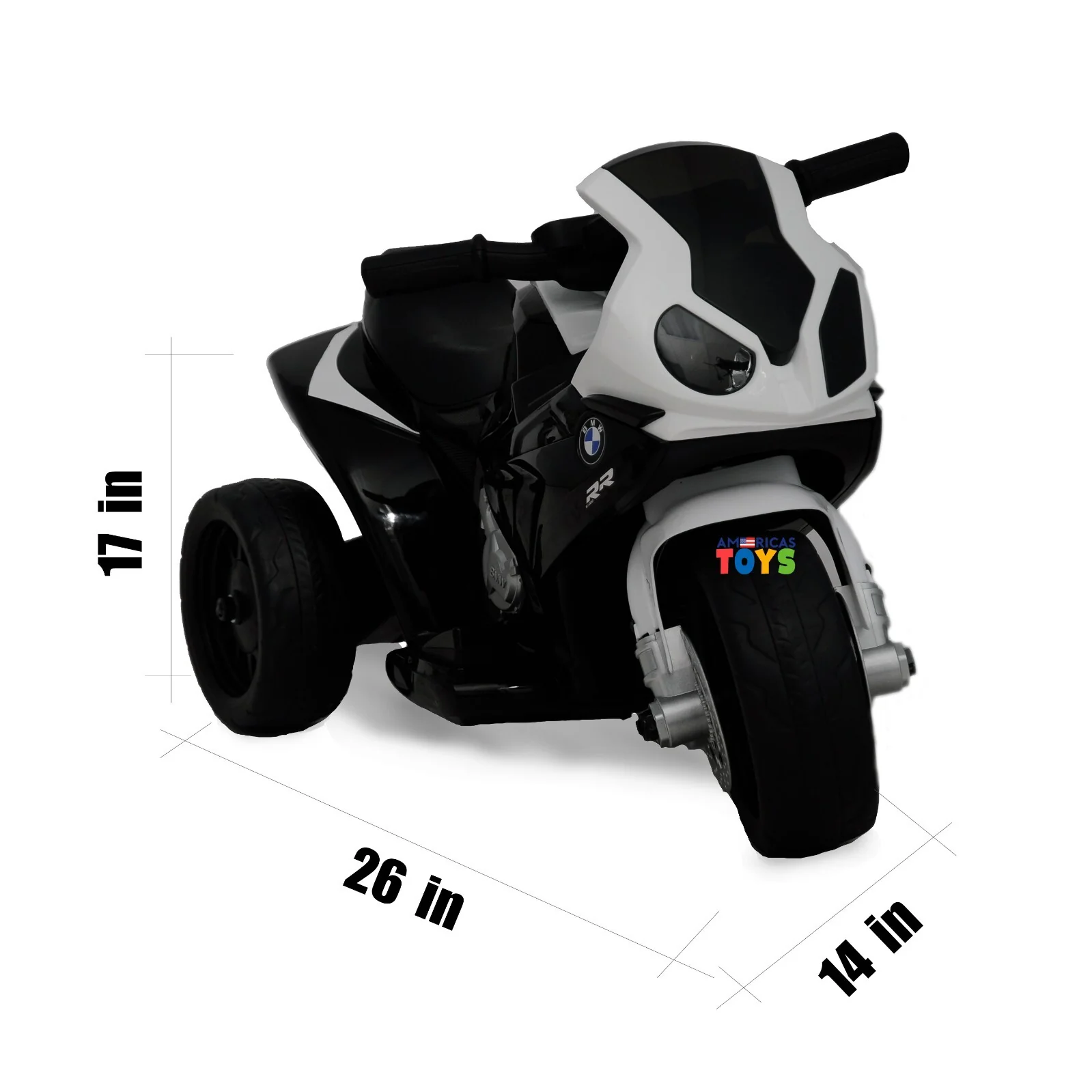 Kids 6V Licensed BMW Ride-On Motorbike Tricycle with MP3 Music in Multiple Colors - Image 16