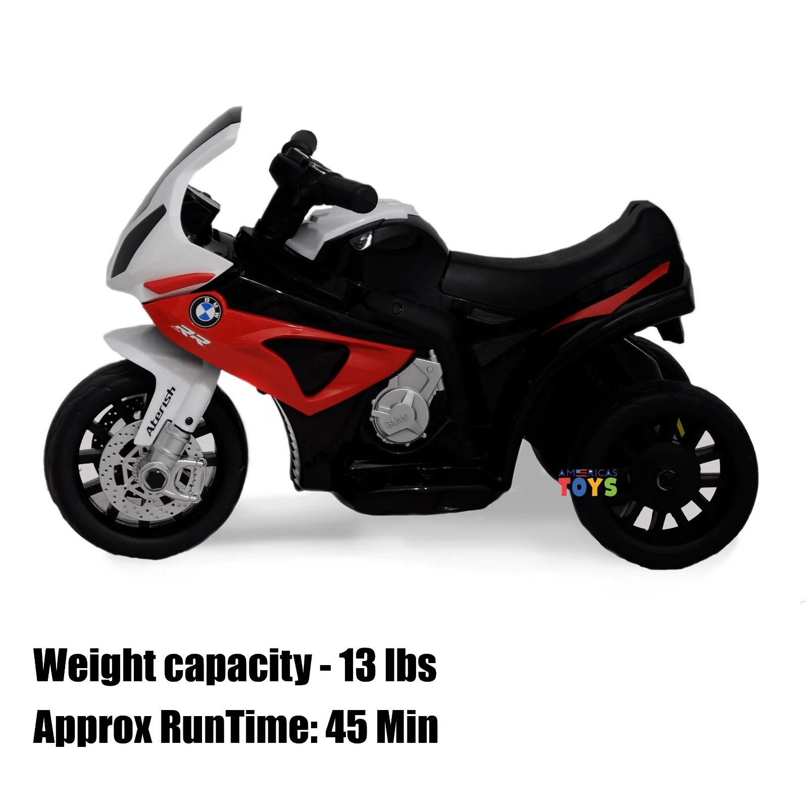 Kids 6V Licensed BMW Ride-On Motorbike Tricycle with MP3 Music in Multiple Colors - Image 4