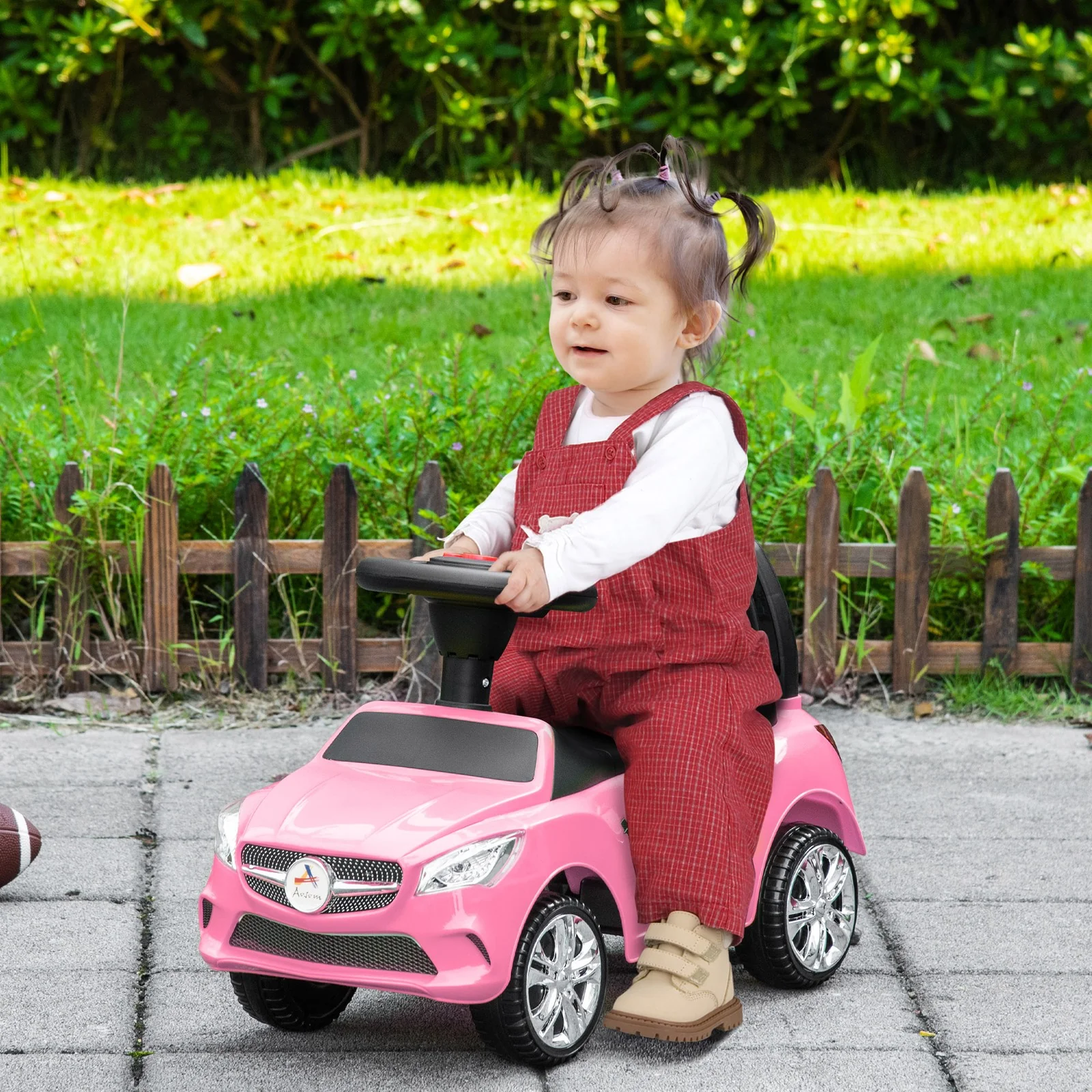 Ride-On Sliding Car with Horn, Music, Lights, and Storage – No Power Needed - Image 9