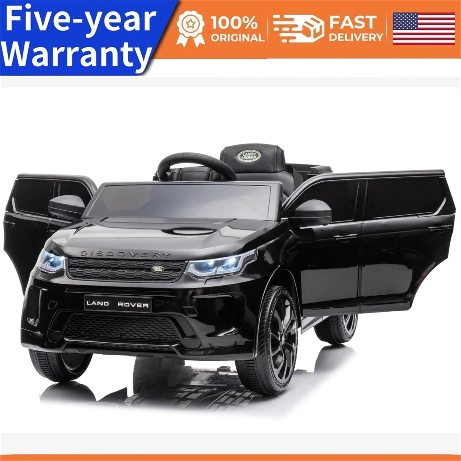 12V Licensed Land Rover Ride-On Toy for Kids with Remote Control and MP3 Player - Image 11