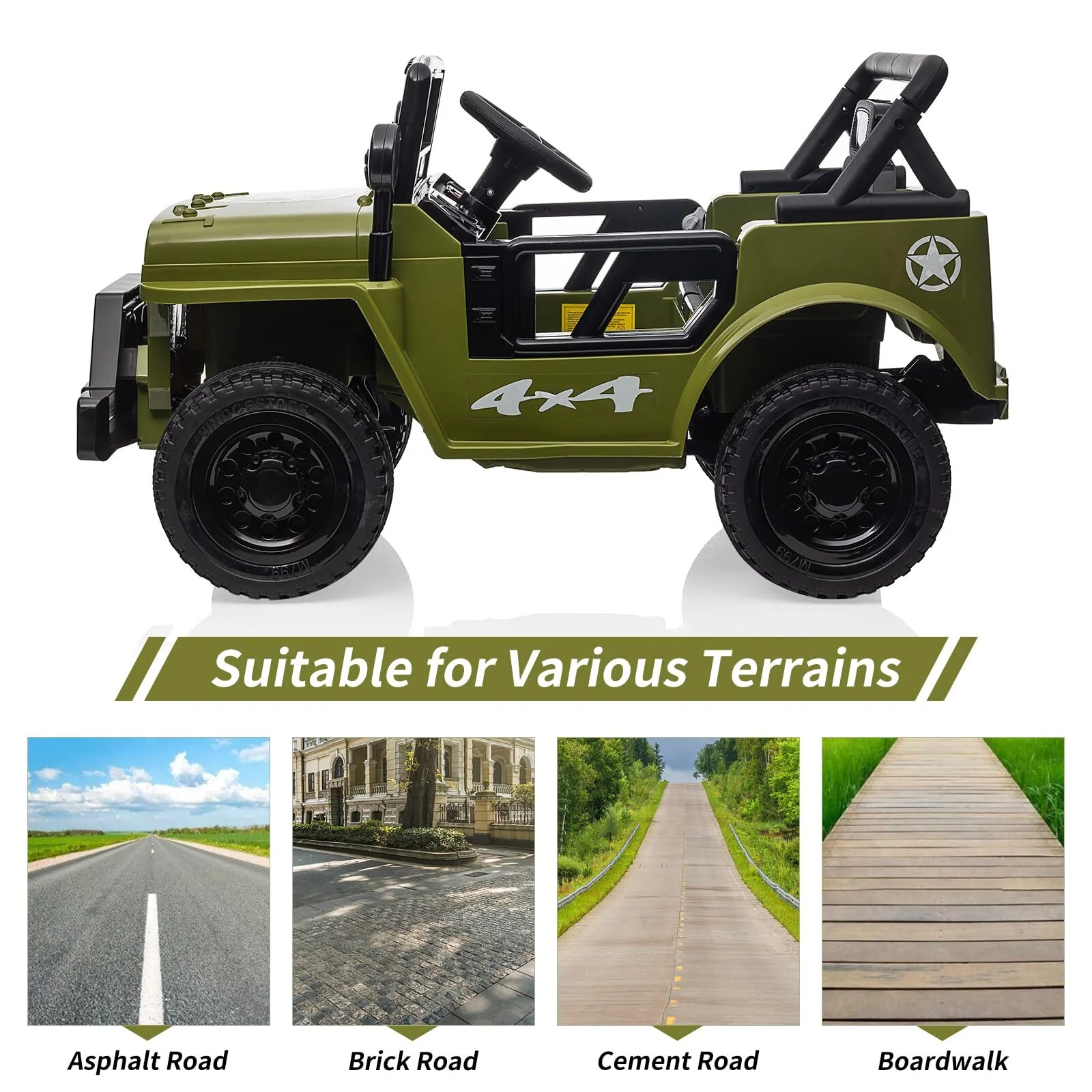 12V Electric Ride-On Truck with Remote Control, LED Lights, and Music - Image 6