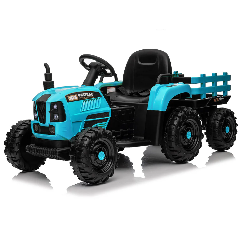 24V 400W Electric Ride-On Tractor Toy with Trailer - Image 28